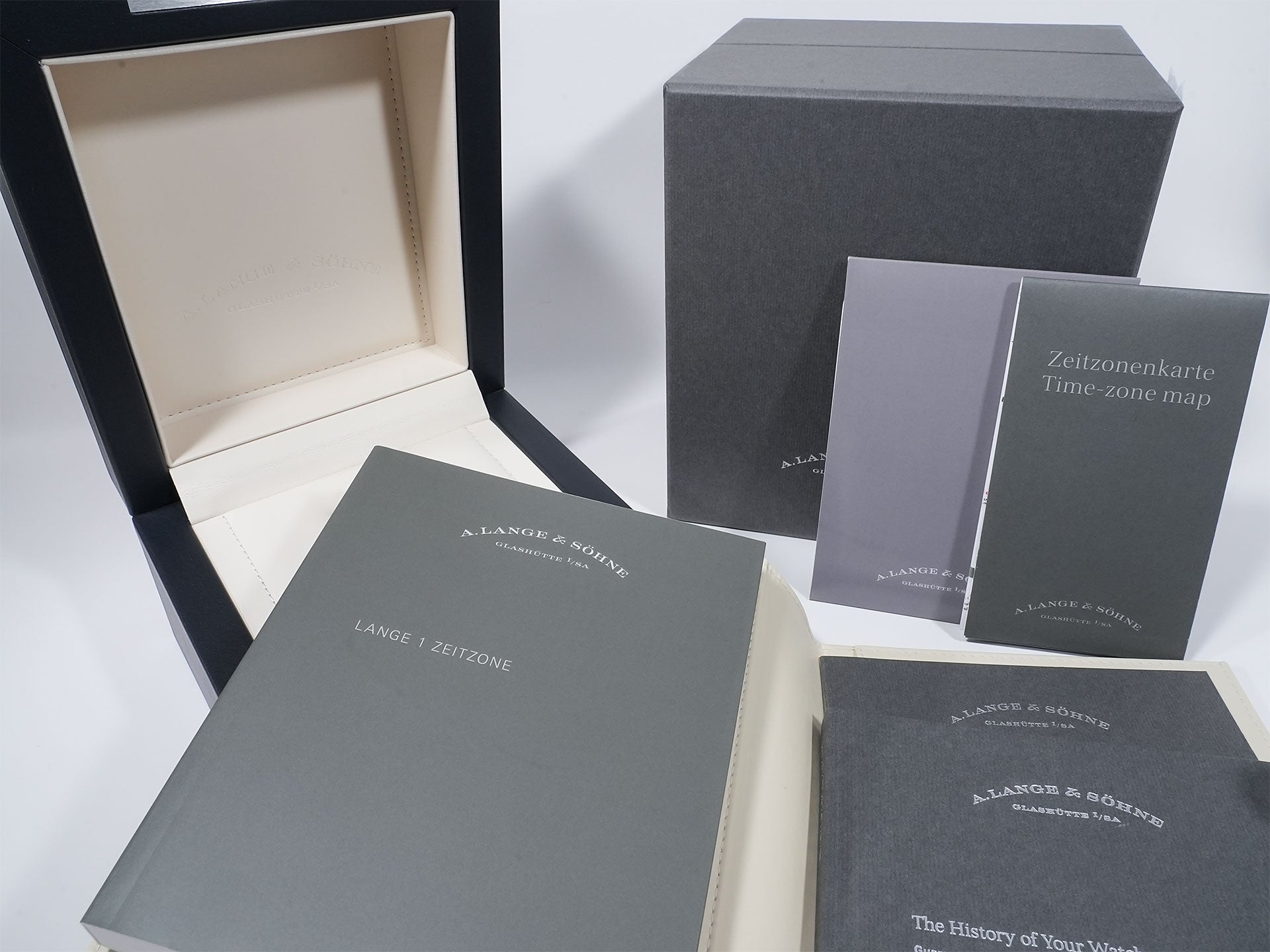 A.ランゲ＆ゾーネ ランゲ1 タイムゾーン Ref.136.021 18KYG シルバー文字盤 美品 awt7yecy