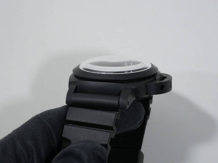 パネライ ルミノール ディエチ ジョルニ GMT チェラミカ Ref.PAM01483 BLACK CERAMIC グリーン文字盤 美中古 p2wc783g