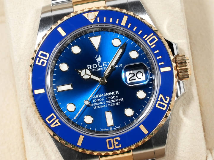 Rolex Submariner Date Ref. 126613LB Stainless Steel/Yellow Gold Blue Dial