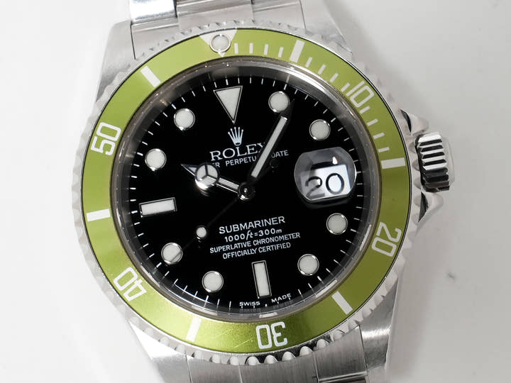 ロレックス サブマリーナー デイト Ref.16610LV ステンレススチール ブラック文字盤 中古 yco8aikf