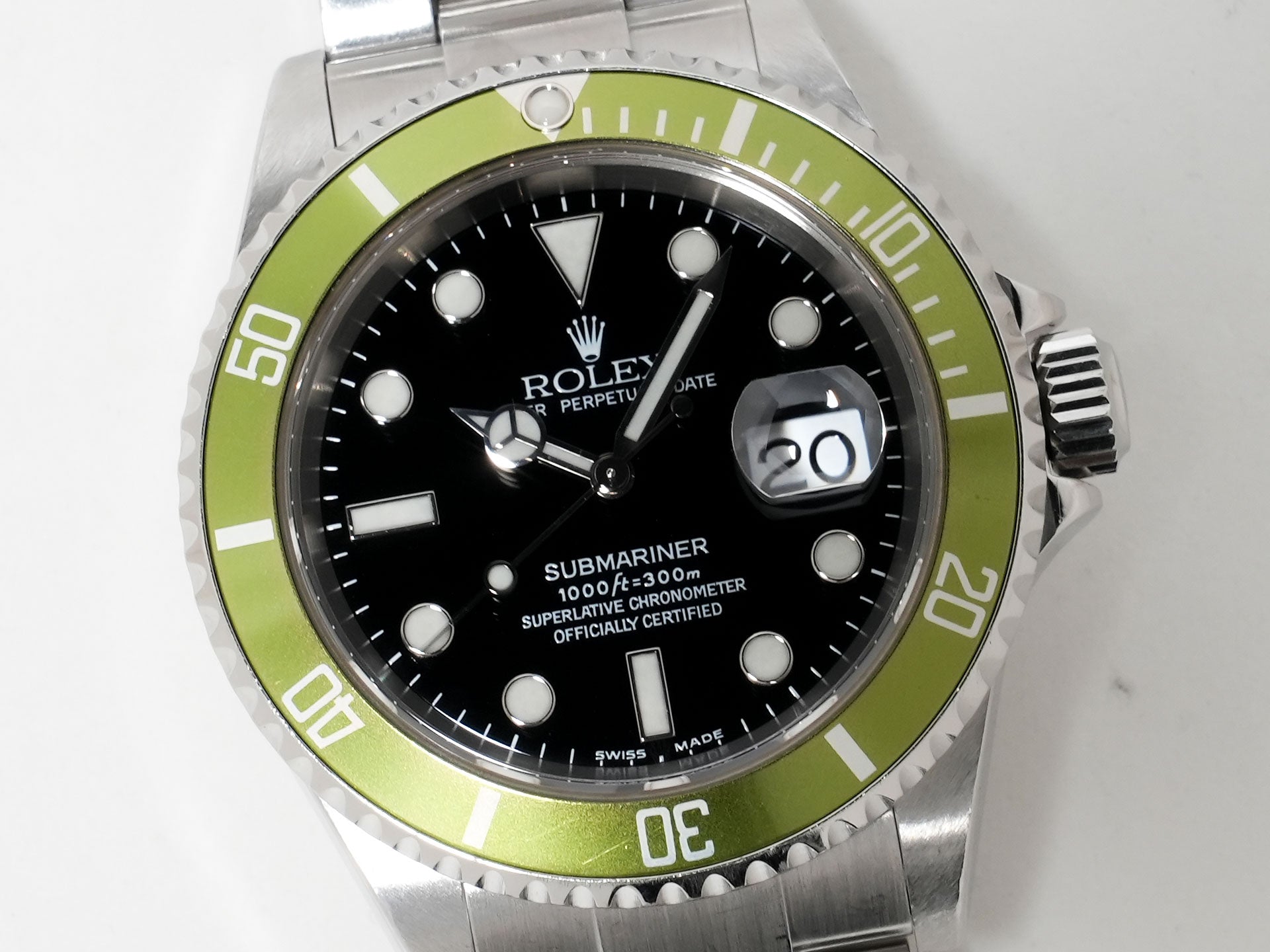 ロレックス サブマリーナー デイト Ref.16610LV ステンレススチール ブラック文字盤 中古 yco8aikf