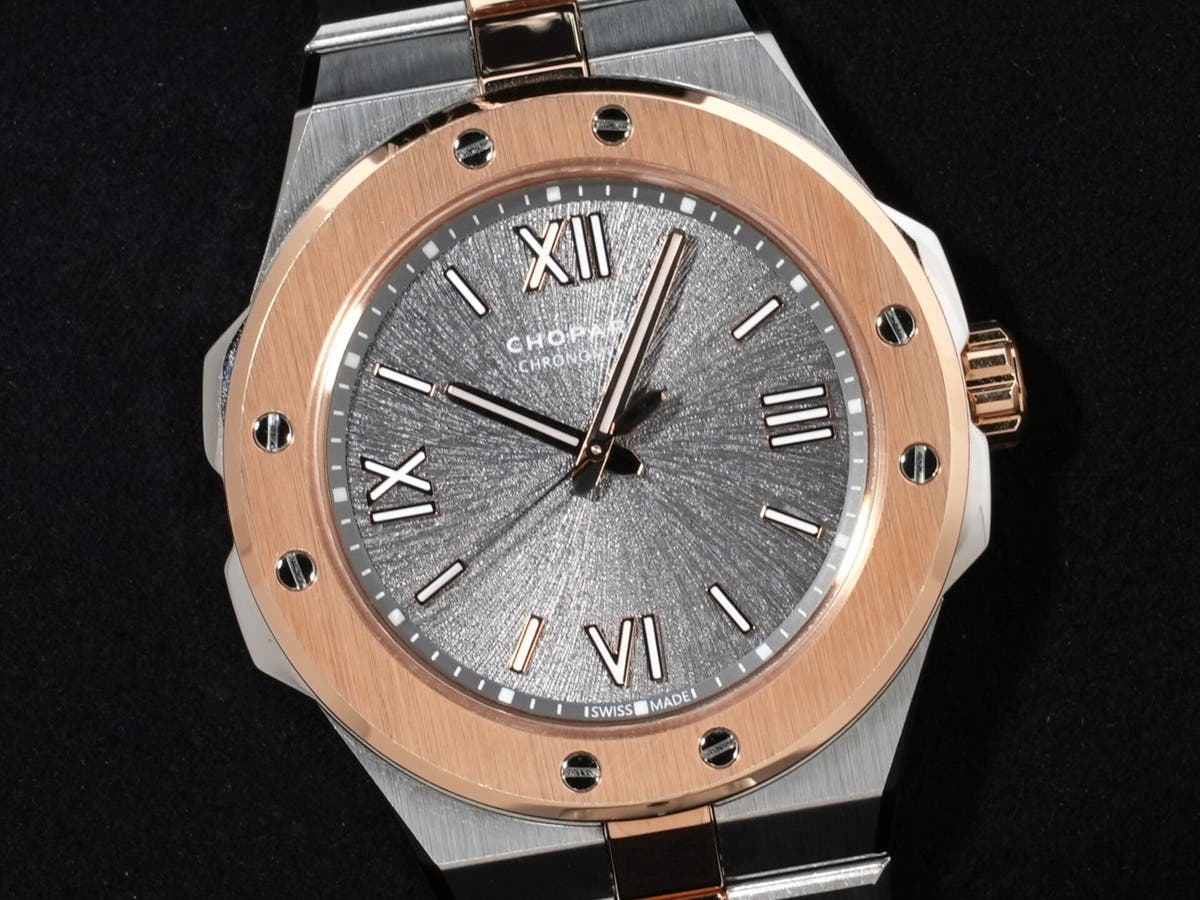 ショパール アルパインイーグル Ref.298601-6001 SS/RG グレー文字盤 中古 bnkiipsy