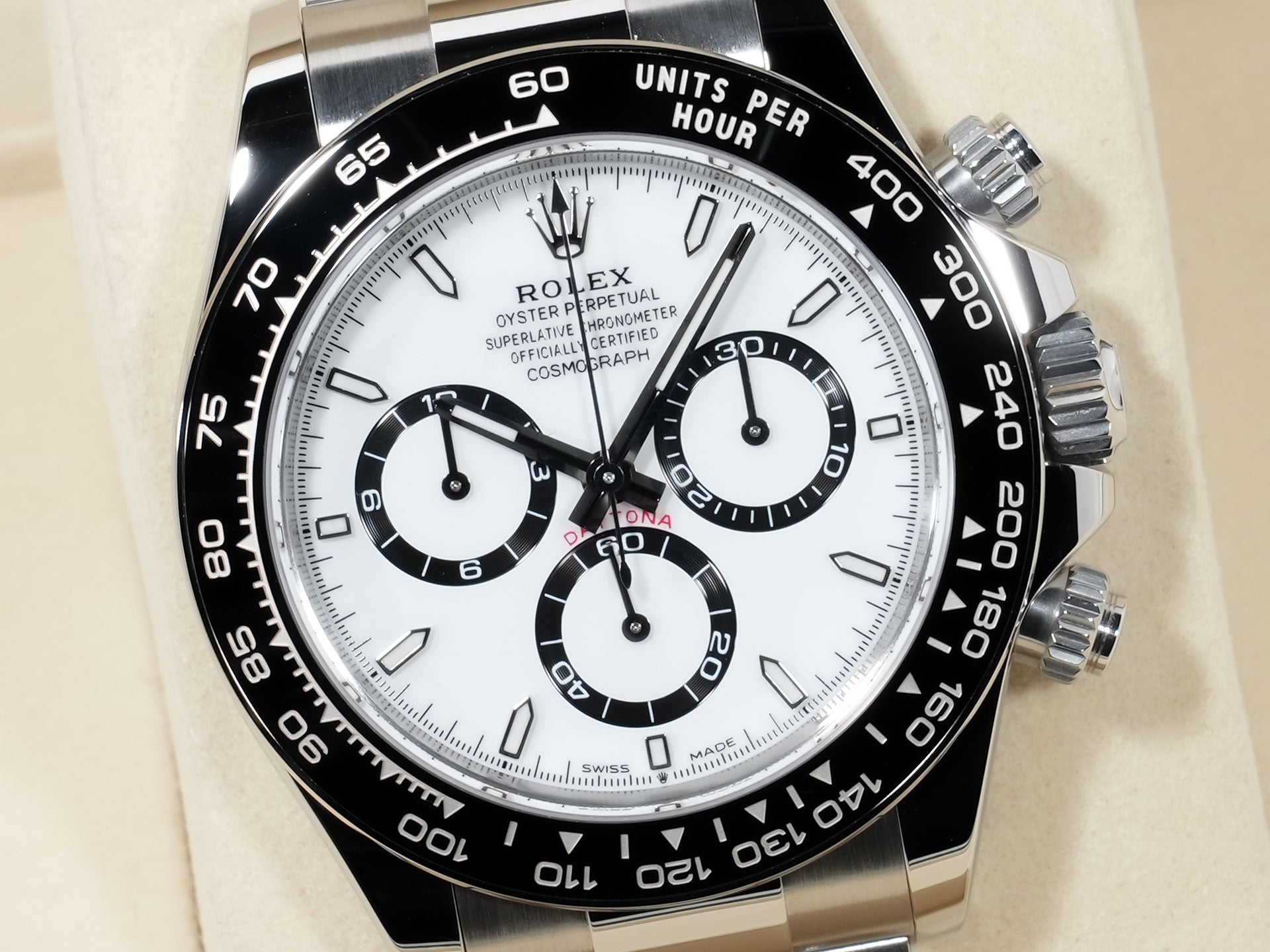 Rolex Daytona Ref. 126500LN Stainless Steel White Dial
