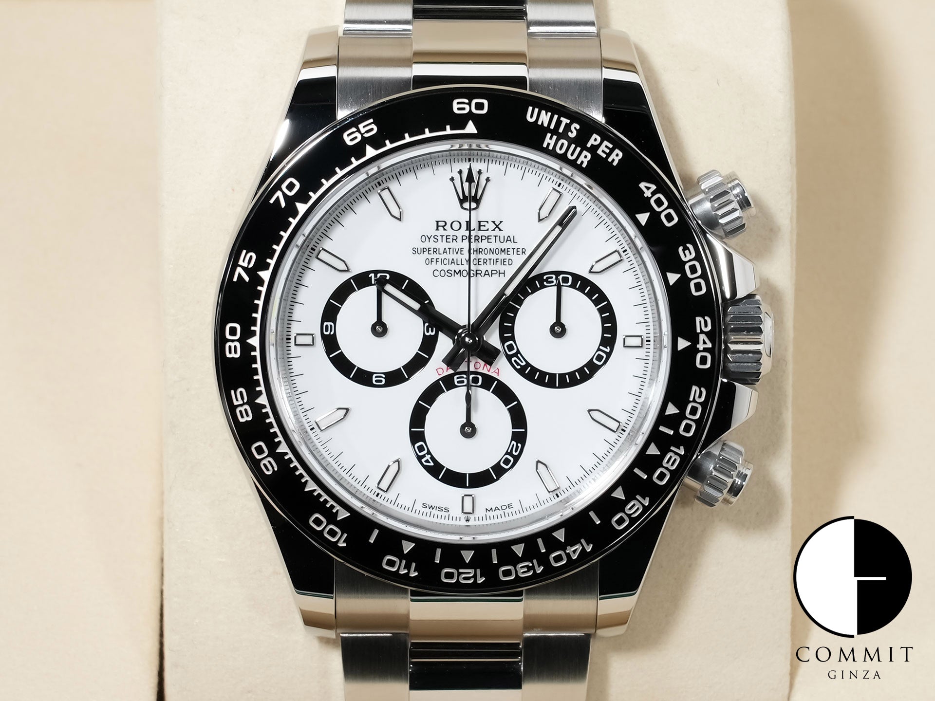 ロレックス デイトナ Ref.126500LN SS ホワイト文字盤 未使用 xaudngof