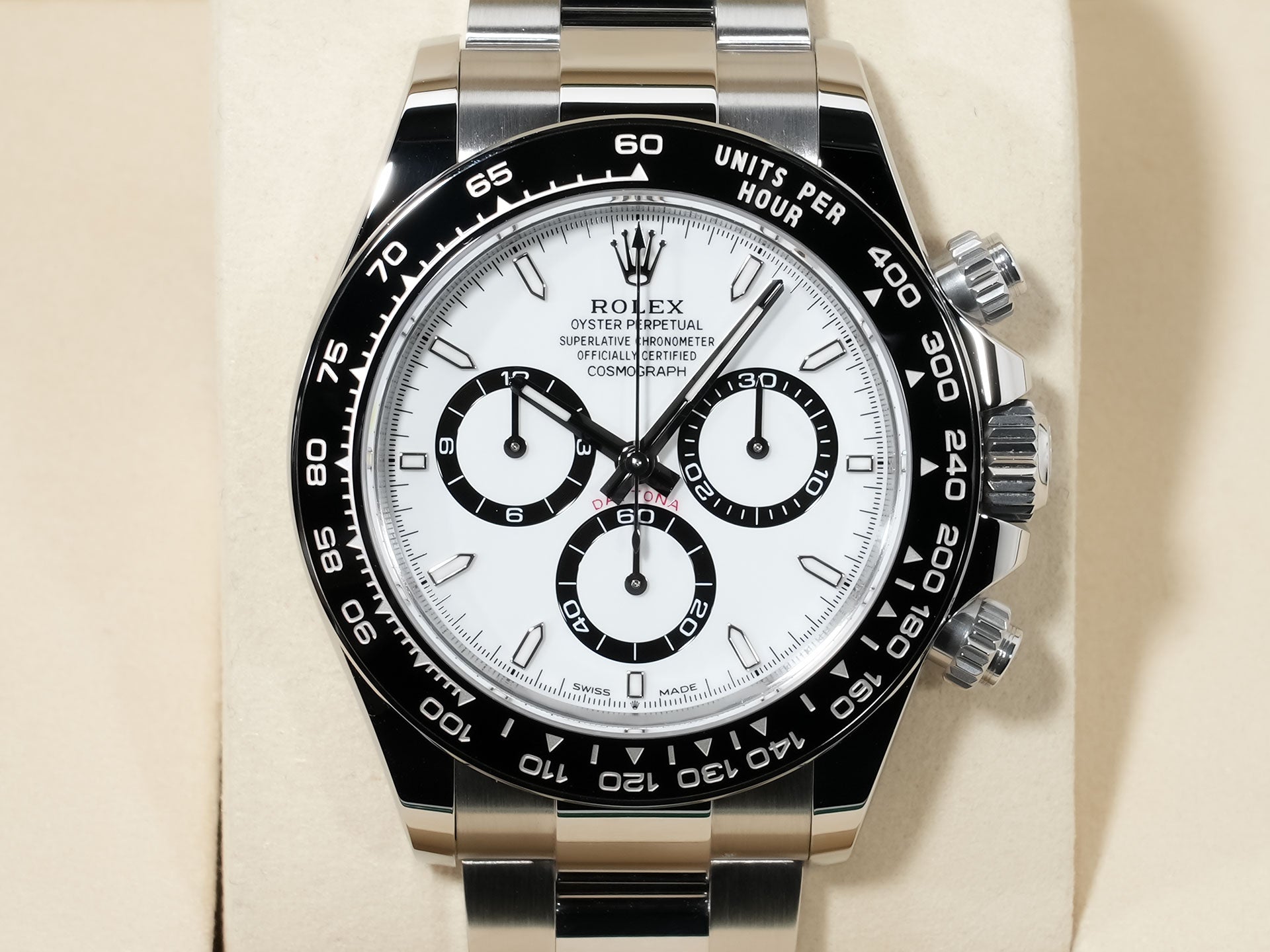 ロレックス デイトナ Ref.126500LN SS ホワイト文字盤 未使用 xaudngof