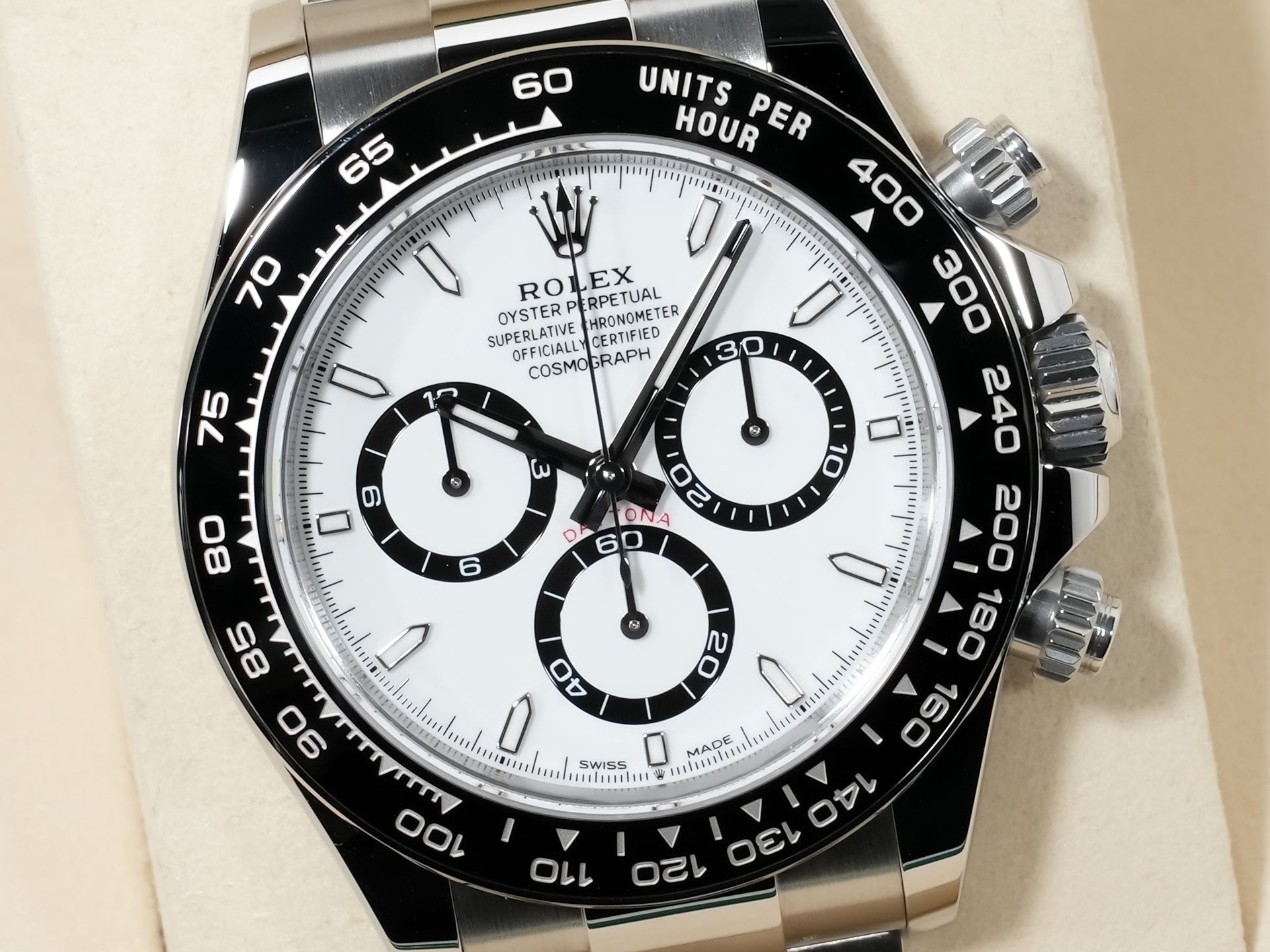 ロレックス デイトナ Ref.126500LN SS ホワイト文字盤 未使用 xaudngof