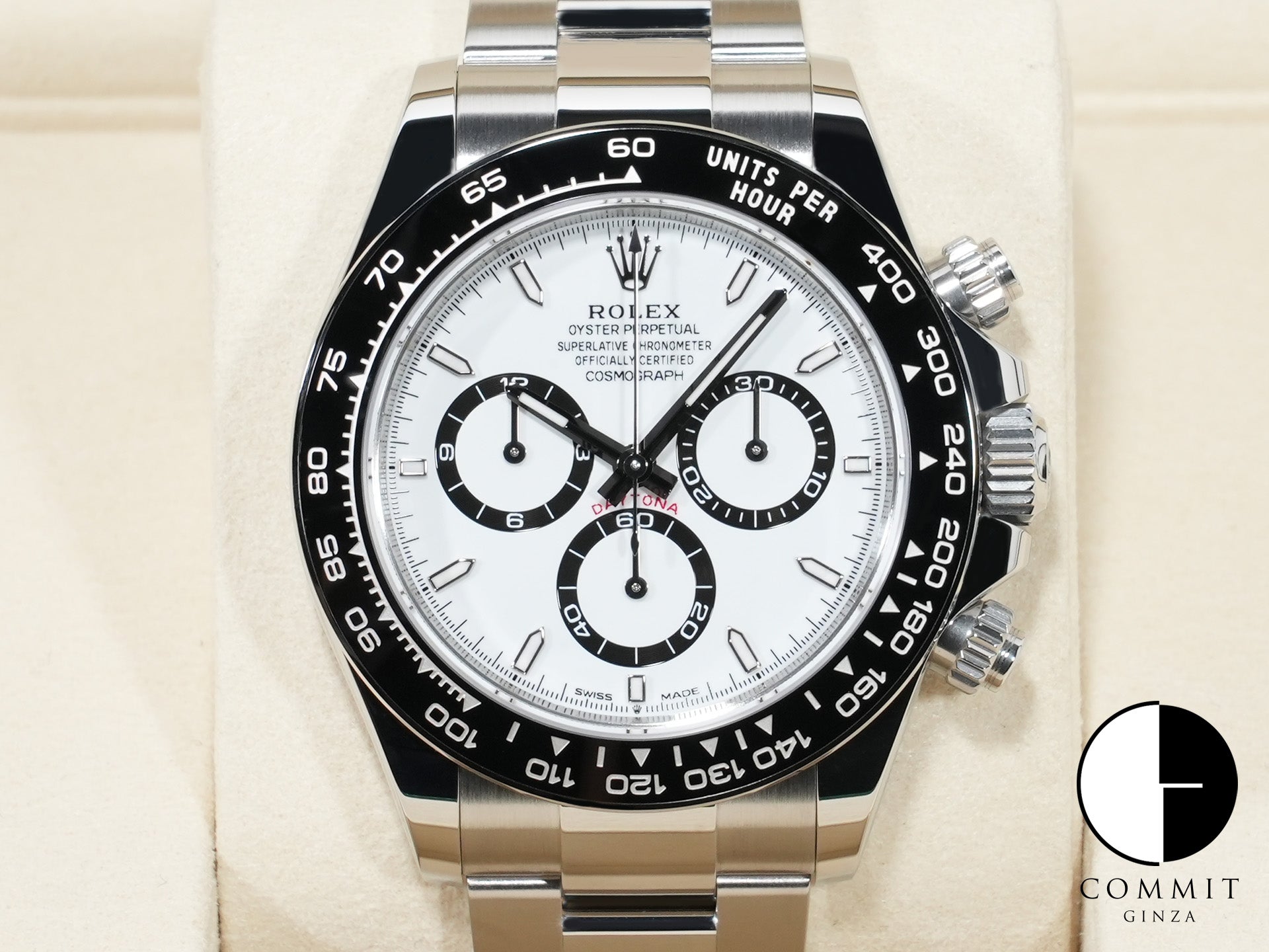 ロレックス デイトナ Ref.126500LN SS ホワイト文字盤 未使用 tpy432cn