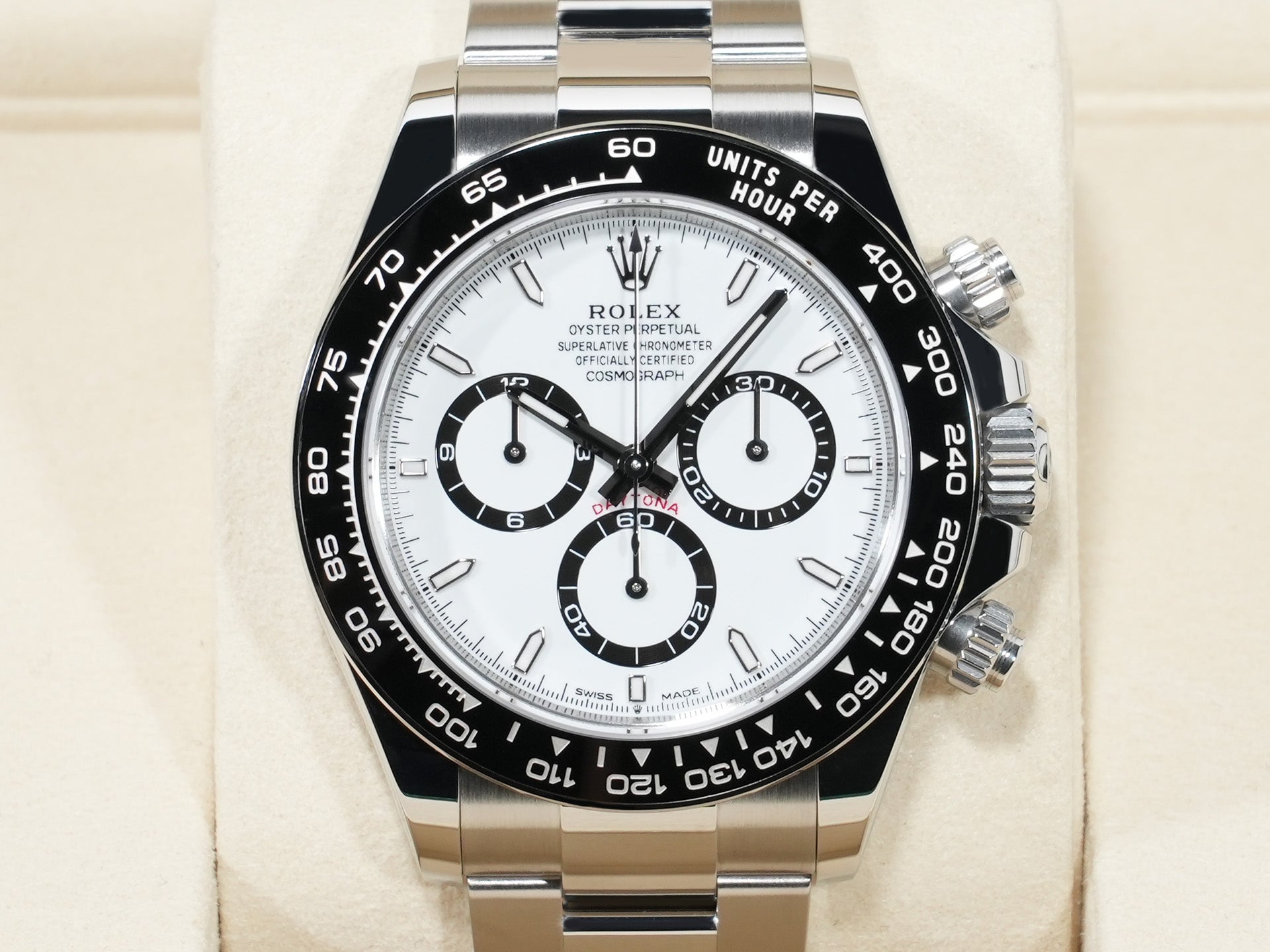 ロレックス デイトナ Ref.126500LN SS ホワイト文字盤 未使用 tpy432cn