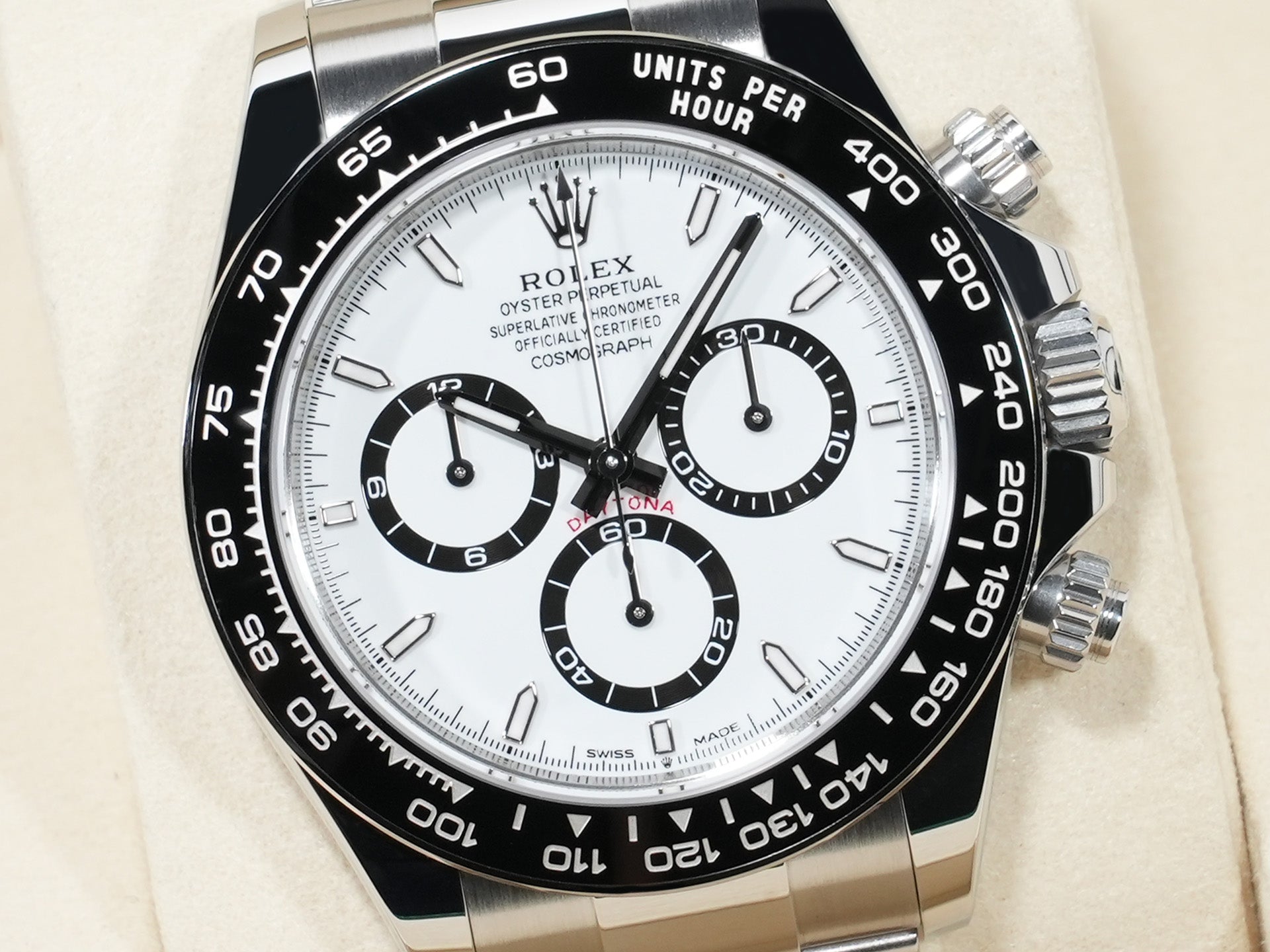 ロレックス デイトナ Ref.126500LN SS ホワイト文字盤 未使用 tpy432cn