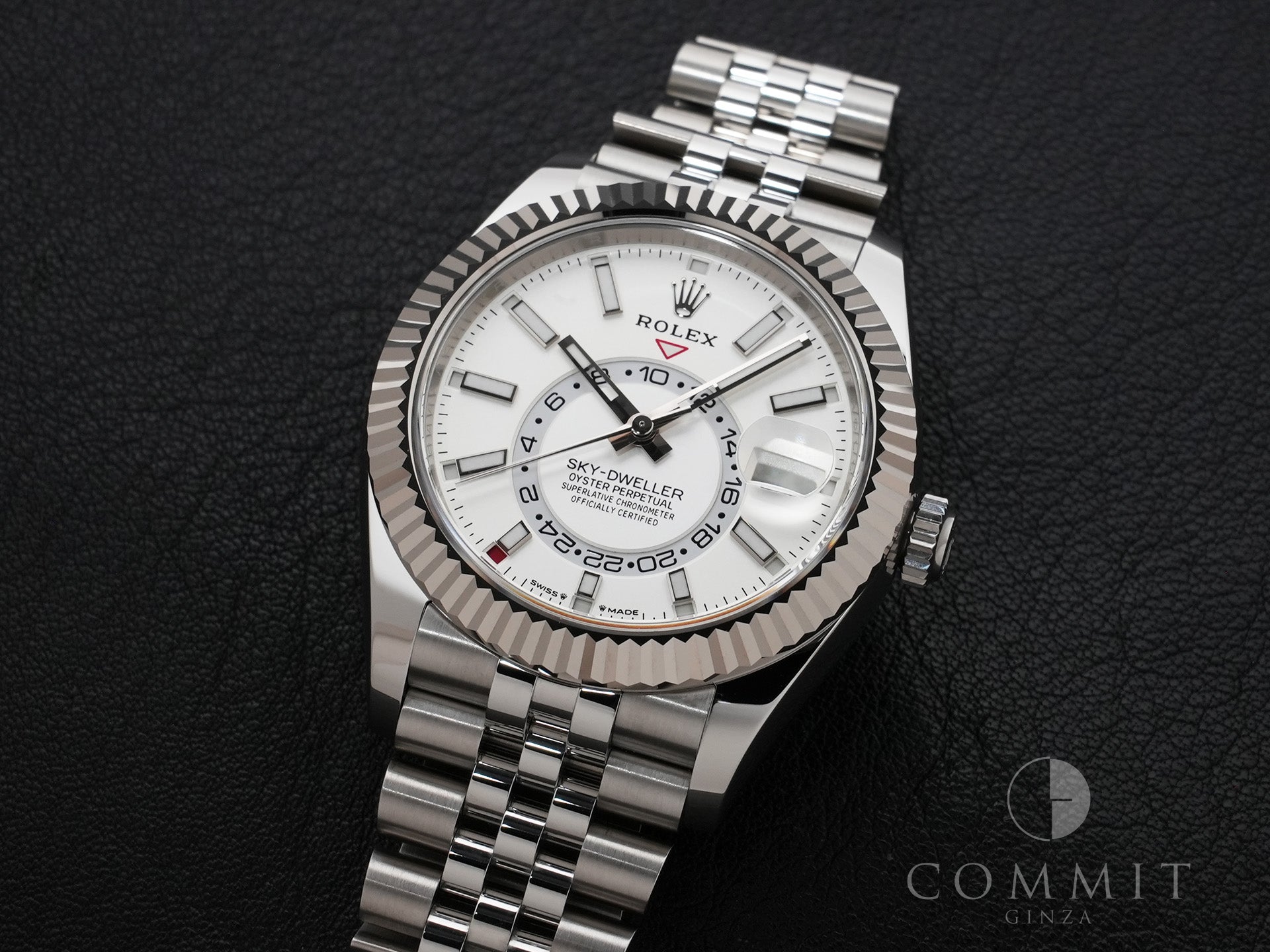 Rolex Sky-Dweller Ref.336934 SS/WG White Dial Jubilee Bracelet Good Condition uffzu5sf