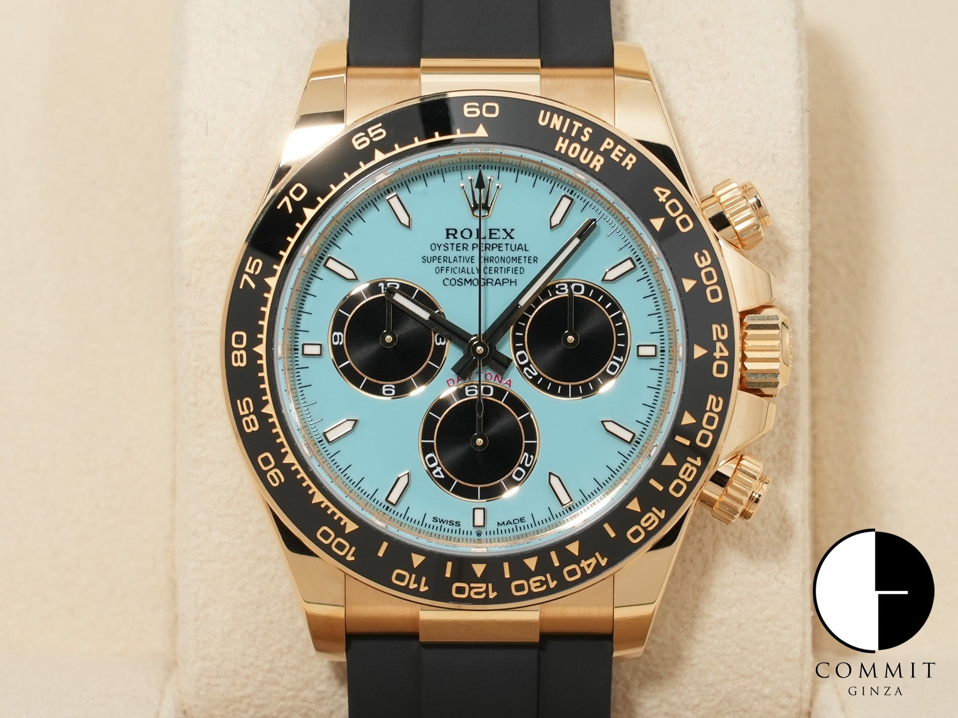 ロレックス デイトナ Ref.126518LN 18KYG ターコイズブルー文字盤 美品 3m9k5onq