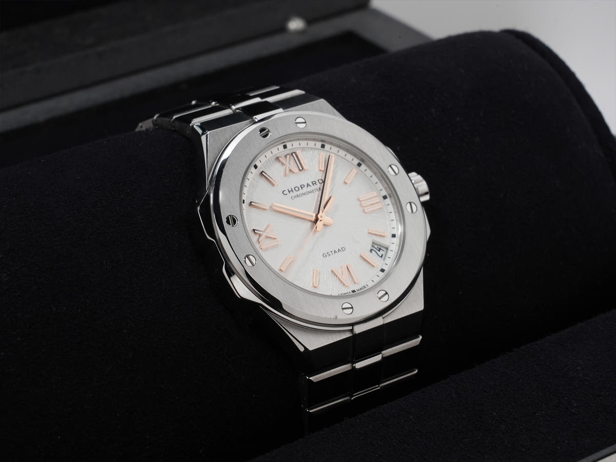 ショパール アルパインイーグル Ref.298600-3009 SS シルバー文字盤 中古 qw4k8fo7