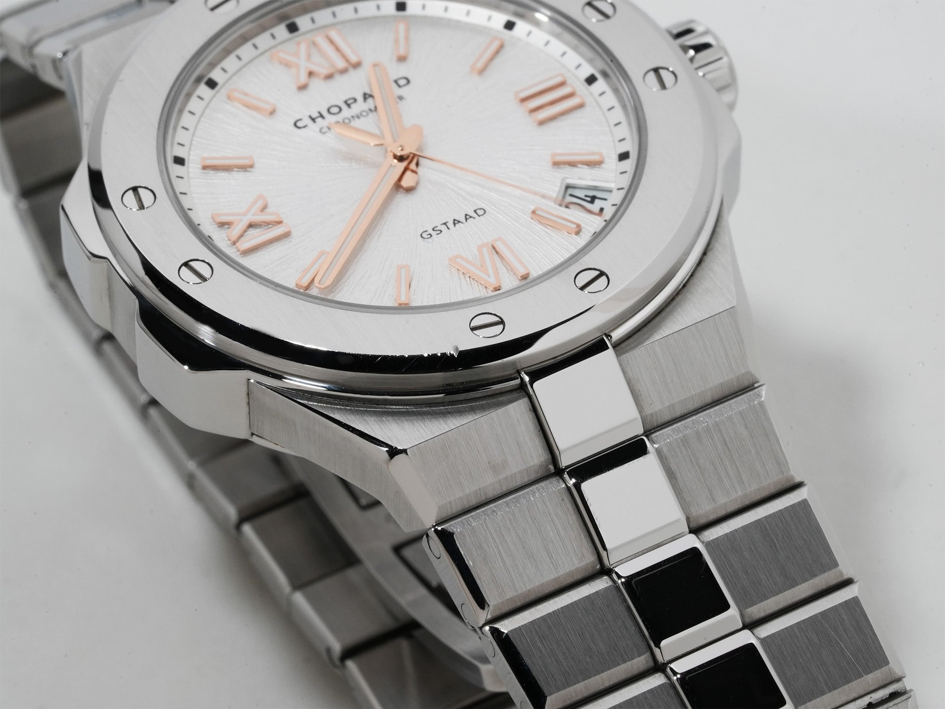 ショパール アルパインイーグル Ref.298600-3009 SS シルバー文字盤 中古 qw4k8fo7