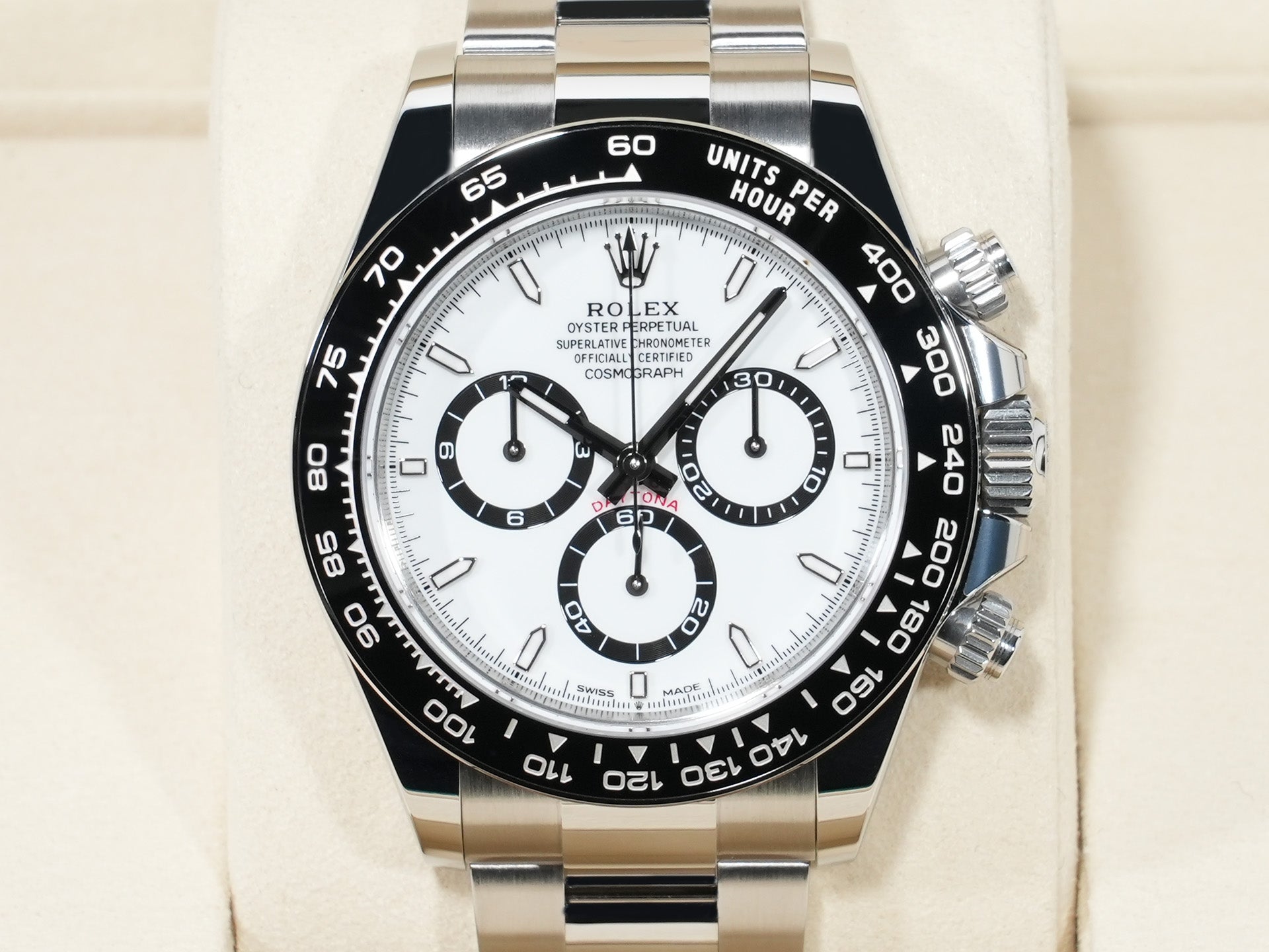 ロレックス デイトナ Ref.126500LN SS ホワイト文字盤 未使用 mttju9yt