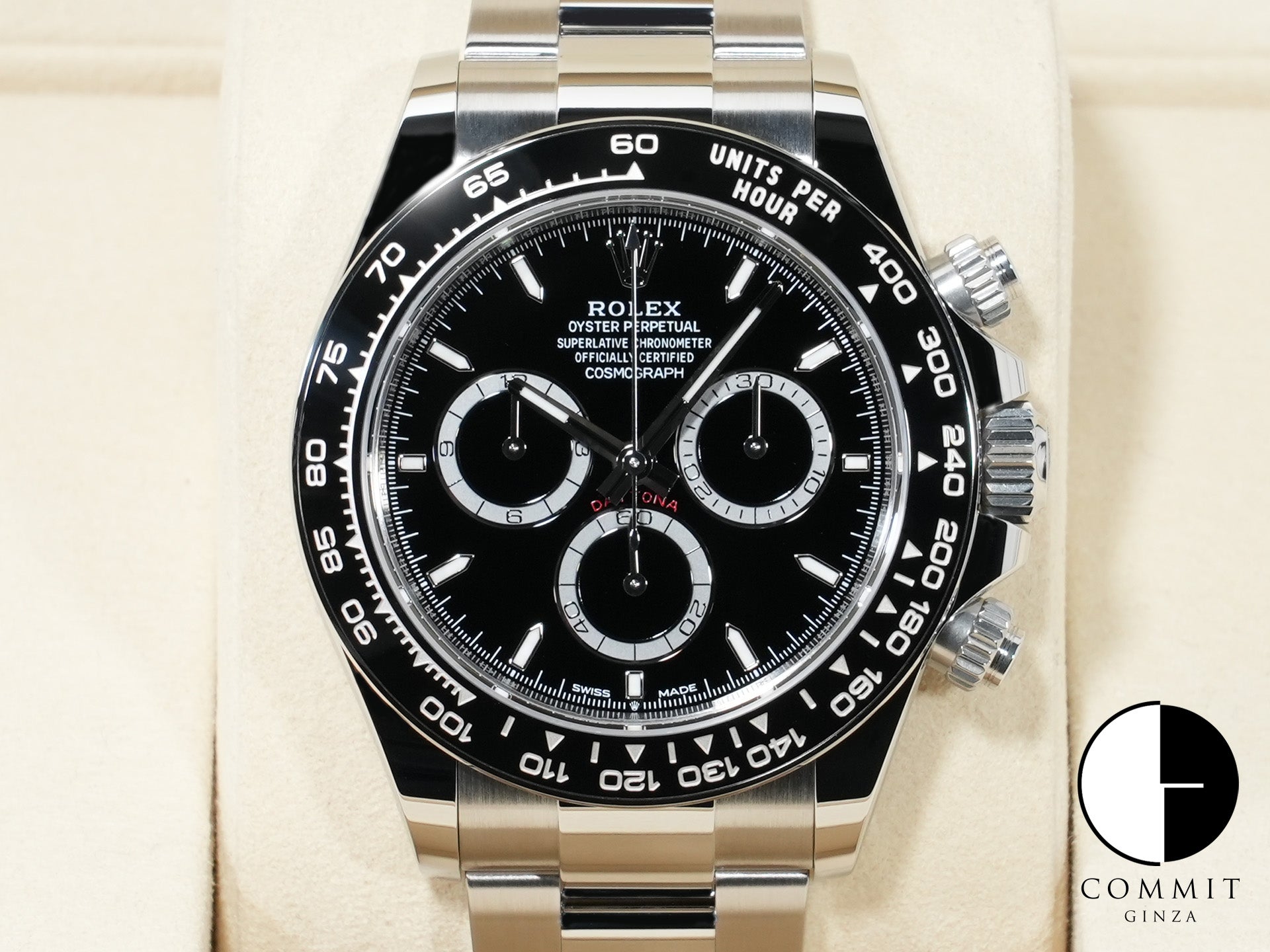 ロレックス デイトナ Ref.126500LN SS ブラック文字盤 未使用 8i4uvdih