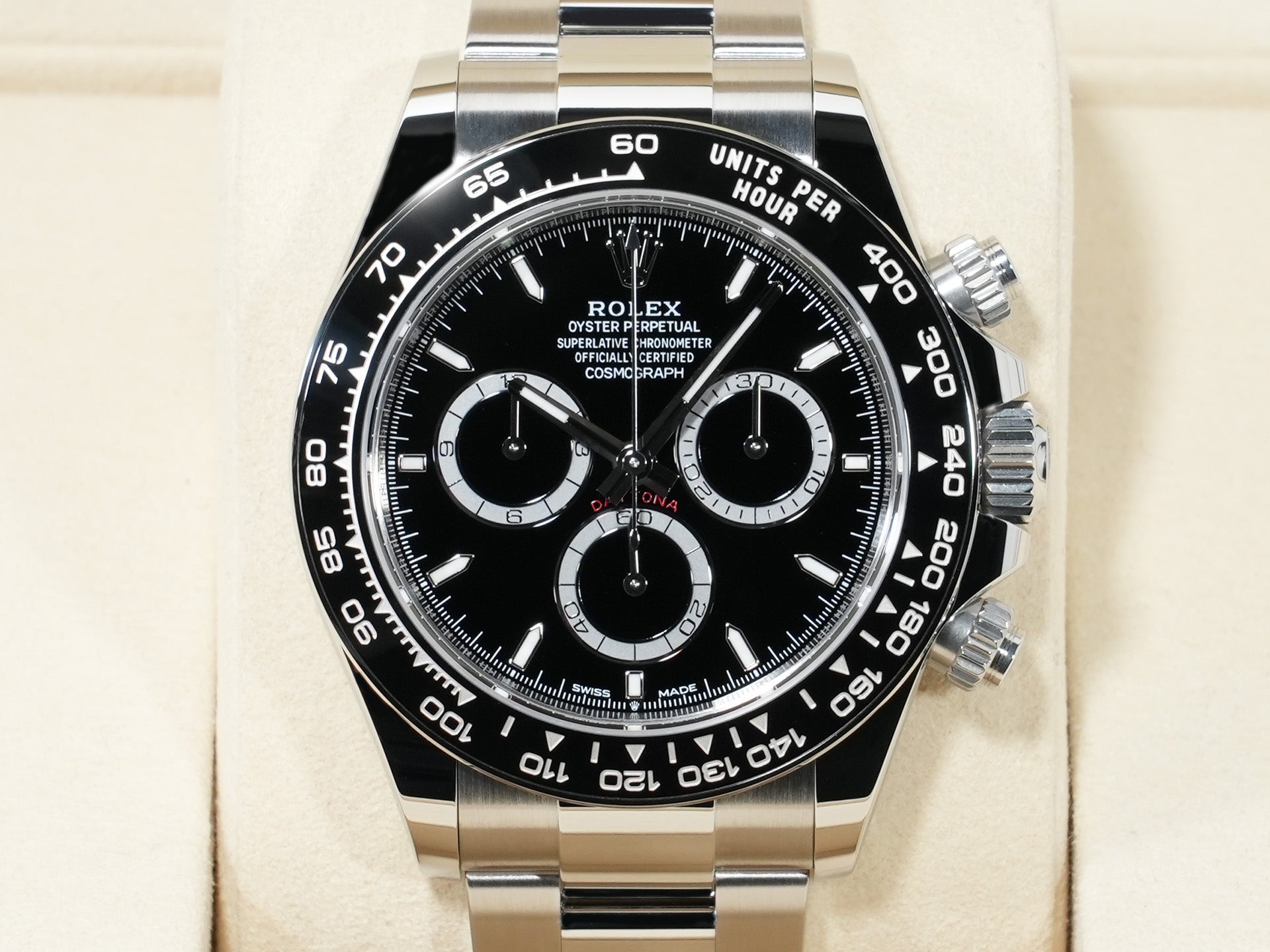 ロレックス デイトナ Ref.126500LN SS ブラック文字盤 未使用 8i4uvdih