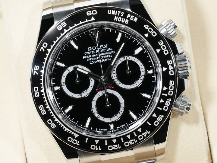 ロレックス デイトナ Ref.126500LN ステンレススチール ブラック文字盤