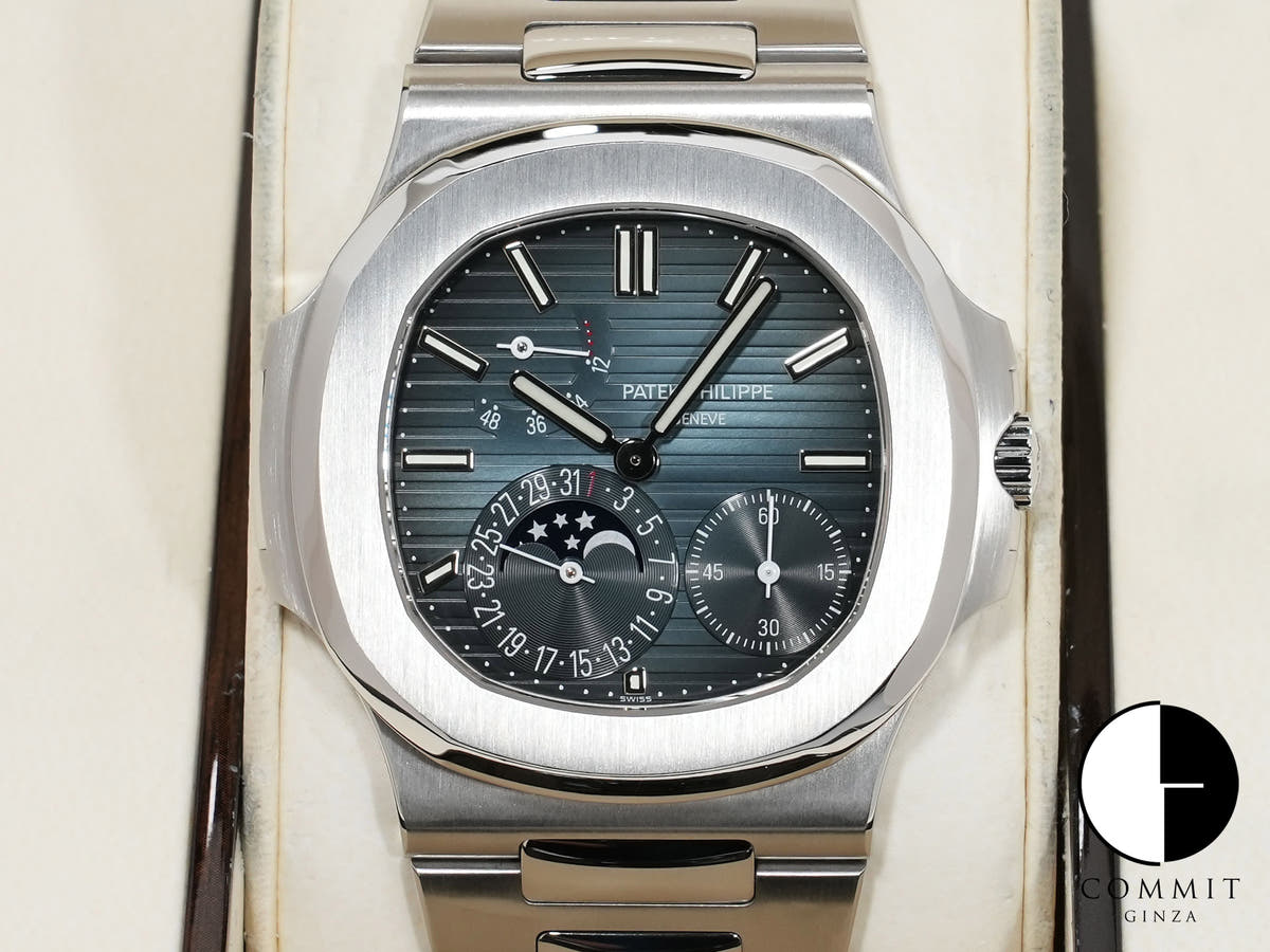 パテックフィリップ ノーチラス プチコンプリケーション Ref.5712/1A-001 SS ブルー文字盤 美中古 tqsktznn