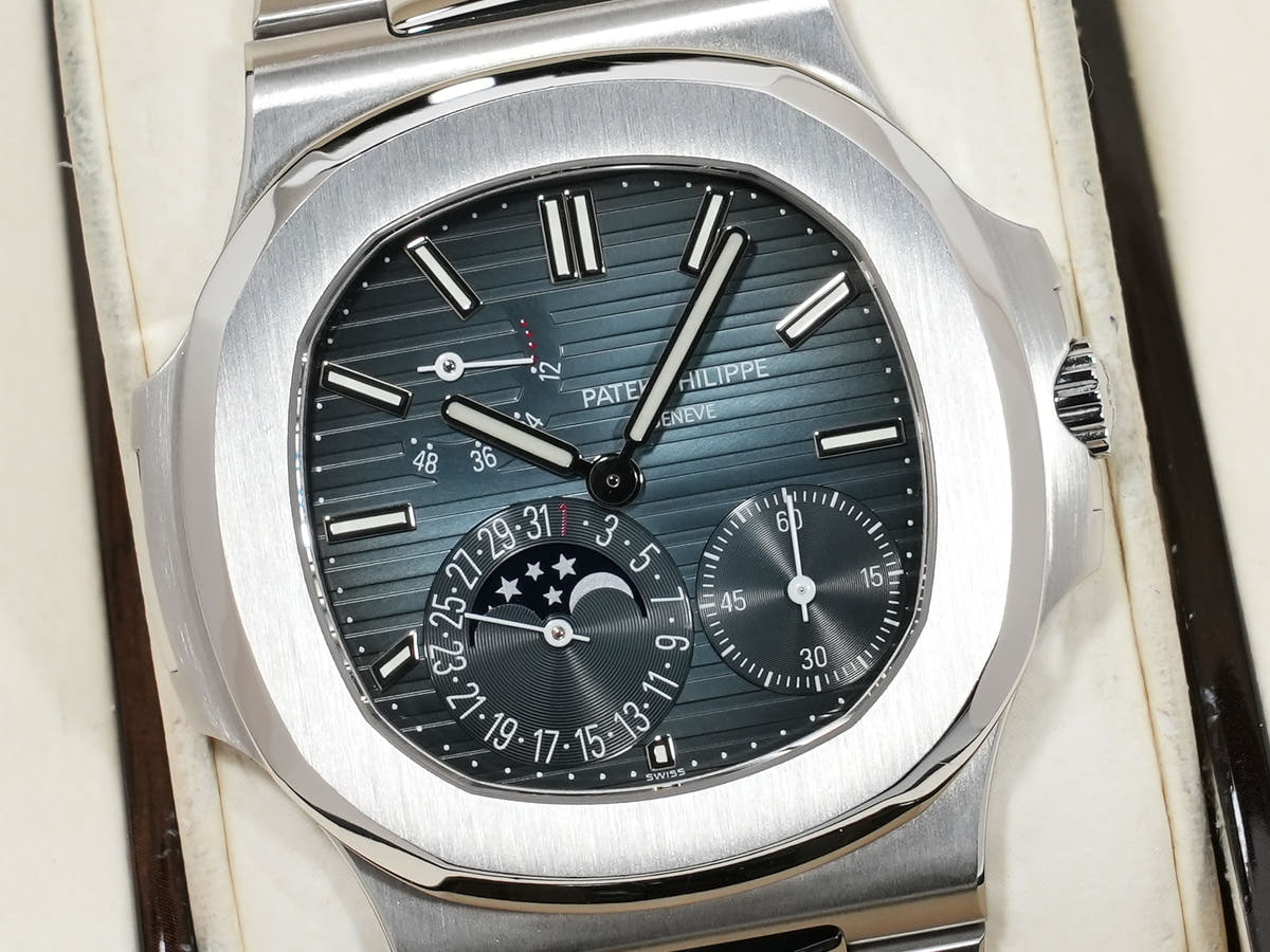 パテックフィリップ ノーチラス プチコンプリケーション Ref.5712/1A-001 SS ブルー文字盤 美中古 tqsktznn