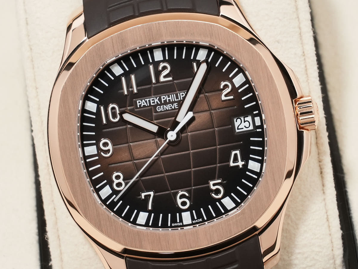 パテックフィリップ アクアノート Ref.5167R-001 18KRG ブラウン文字盤 美中古 egy77bny