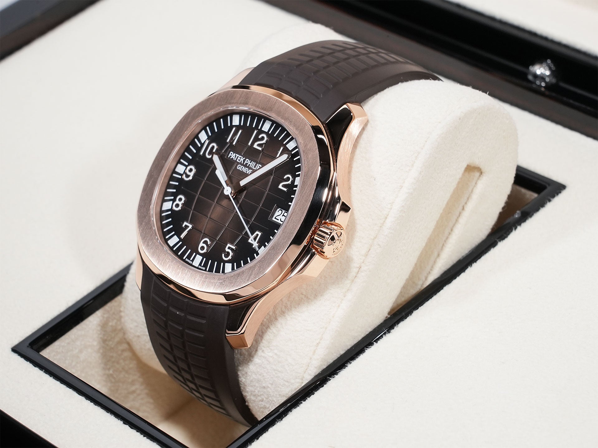 パテックフィリップ アクアノート Ref.5167R-001 18KRG ブラウン文字盤 美中古 egy77bny
