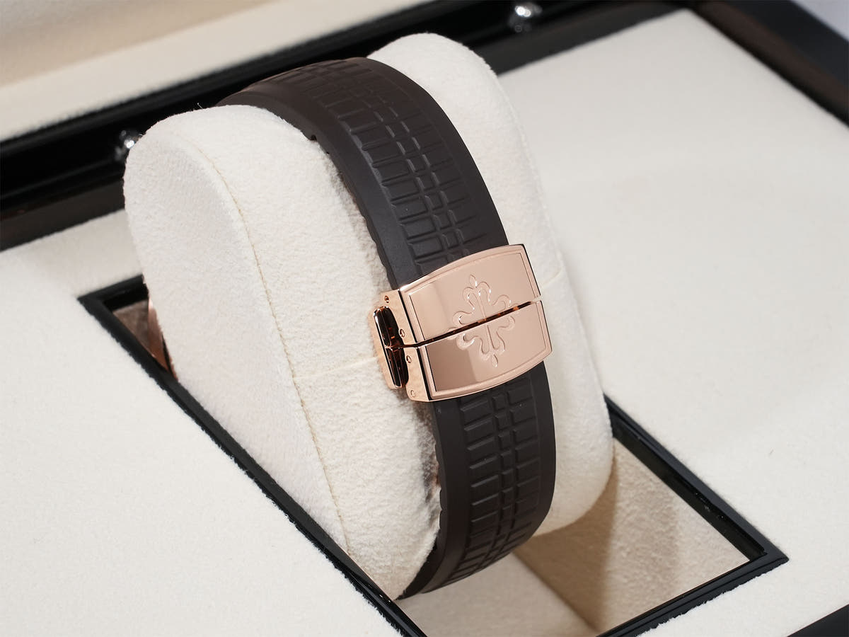 パテックフィリップ アクアノート Ref.5167R-001 18KRG ブラウン文字盤 美中古 egy77bny