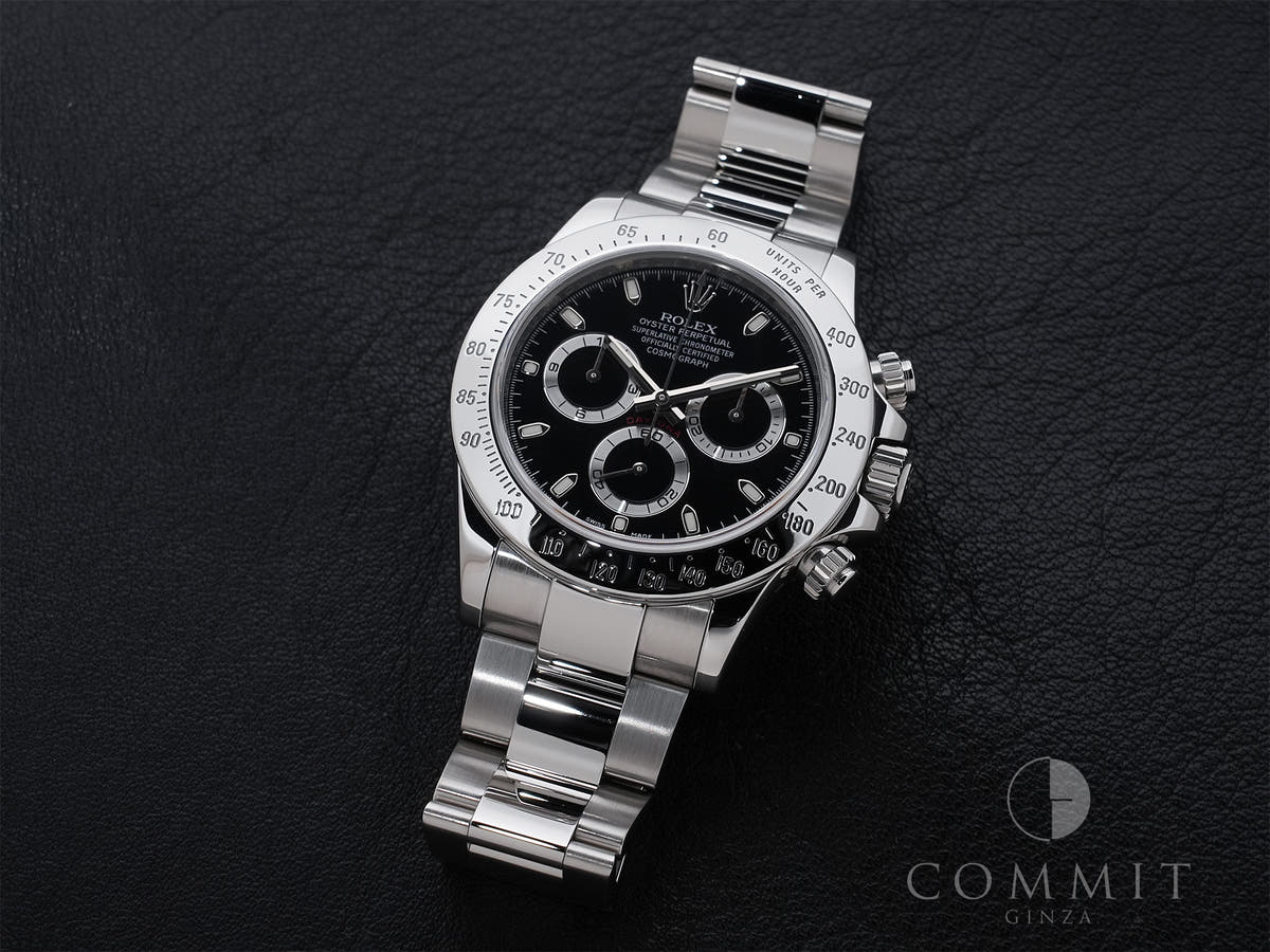 Rolex Daytona Ref.116520 SS Black Dial Good Condition Used femu3rj2