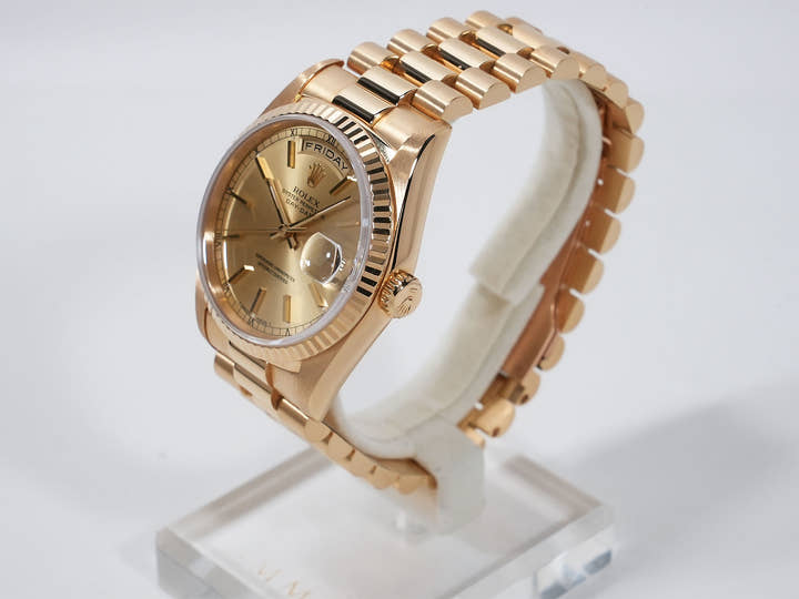 Rolex Day-Date 36 Ref. 18238 Yellow Gold Champagne Gold Dial