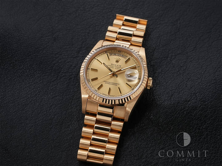 Rolex Day-Date 36 Ref. 18238 Yellow Gold Champagne Gold Dial