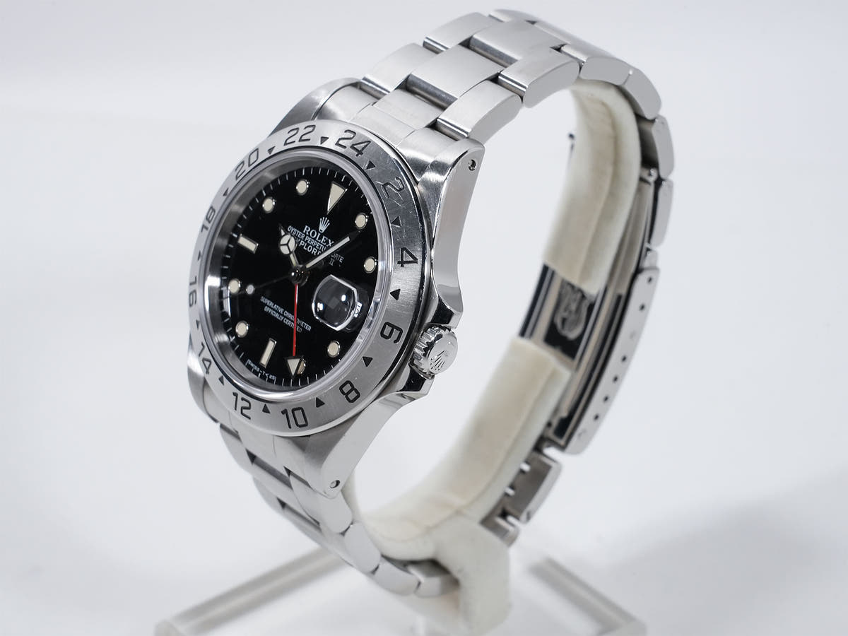 Rolex Explorer II Ref.16570 SS Black Dial Used spwdngvg