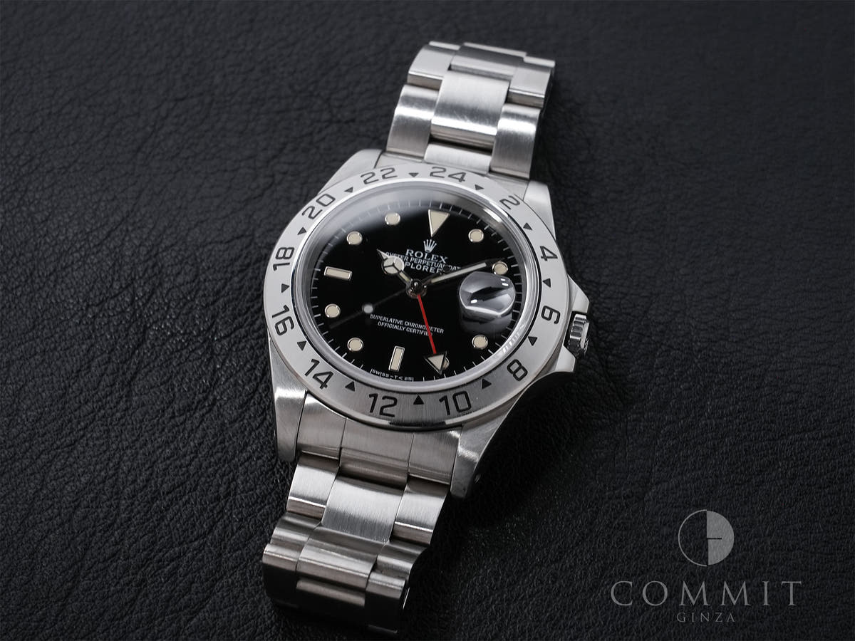 Rolex Explorer II Ref.16570 SS Black Dial Used spwdngvg