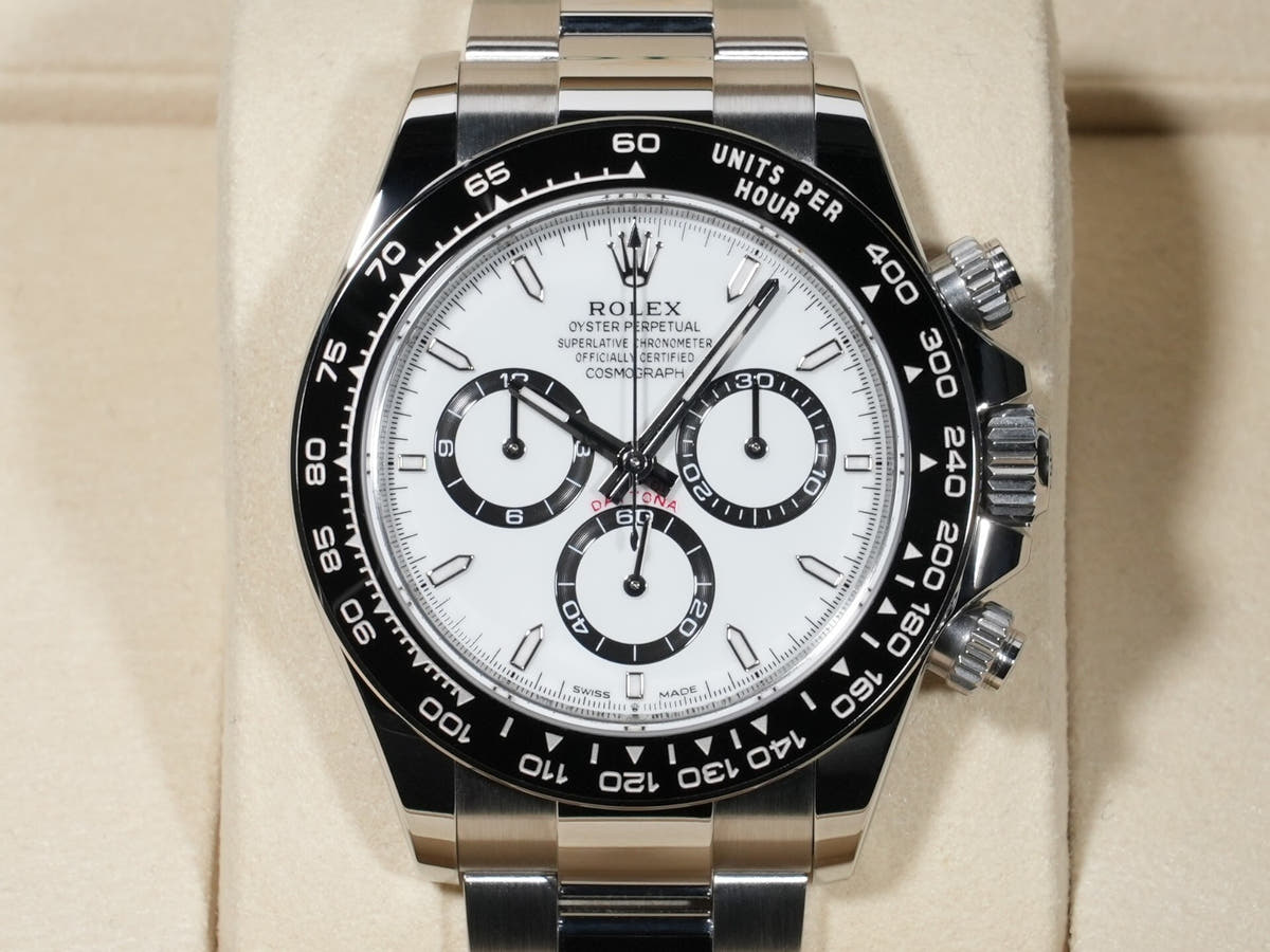 ロレックス デイトナ Ref.126500LN SS ホワイト文字盤 未使用 hx3du2zn