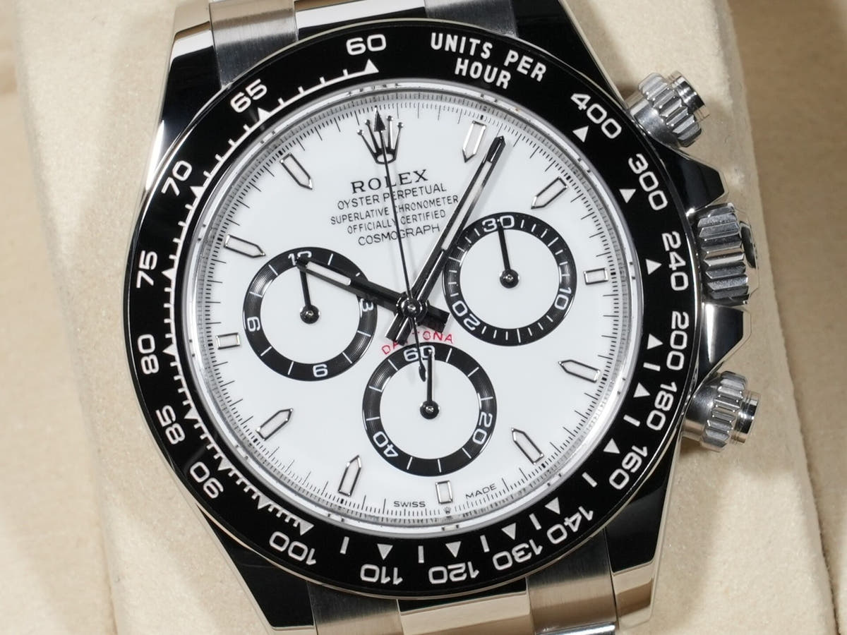 ロレックス デイトナ Ref.126500LN SS ホワイト文字盤 未使用 hx3du2zn