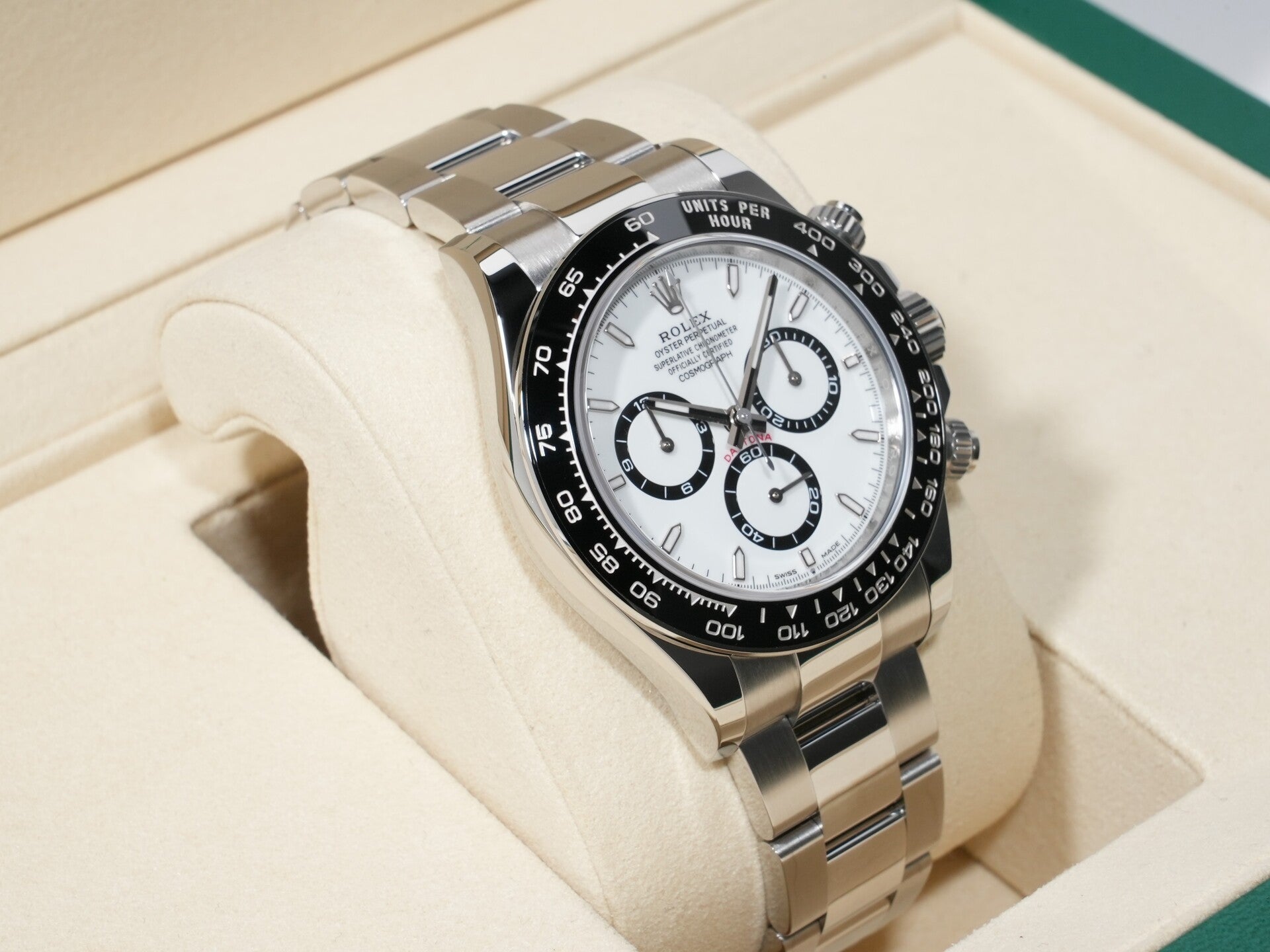 ロレックス デイトナ Ref.126500LN SS ホワイト文字盤 未使用 hx3du2zn