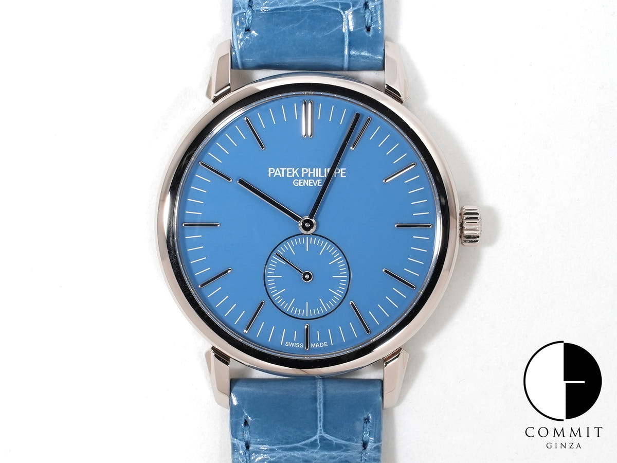 Patek Philippe Calatrava Grand Exhibition Tokyo 2023 Ref.6127G-010 18KWG Rack Light Blue Dial Very Good Condition 2ganeowi