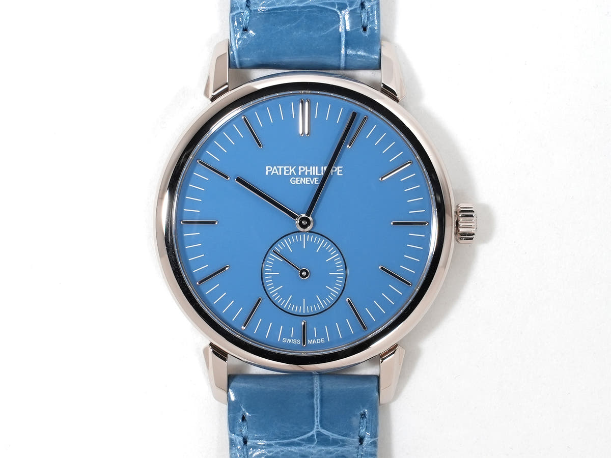 Patek Philippe Calatrava Grand Exhibition Tokyo 2023 Ref.6127G-010 18KWG Rack Light Blue Dial Very Good Condition 2ganeowi