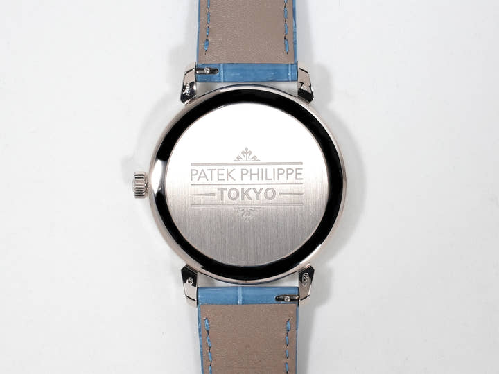 Patek Philippe Calatrava Grand Exhibition Tokyo 2023 Ref. 6127G-010 White Gold Light Blue Lacquer Dial