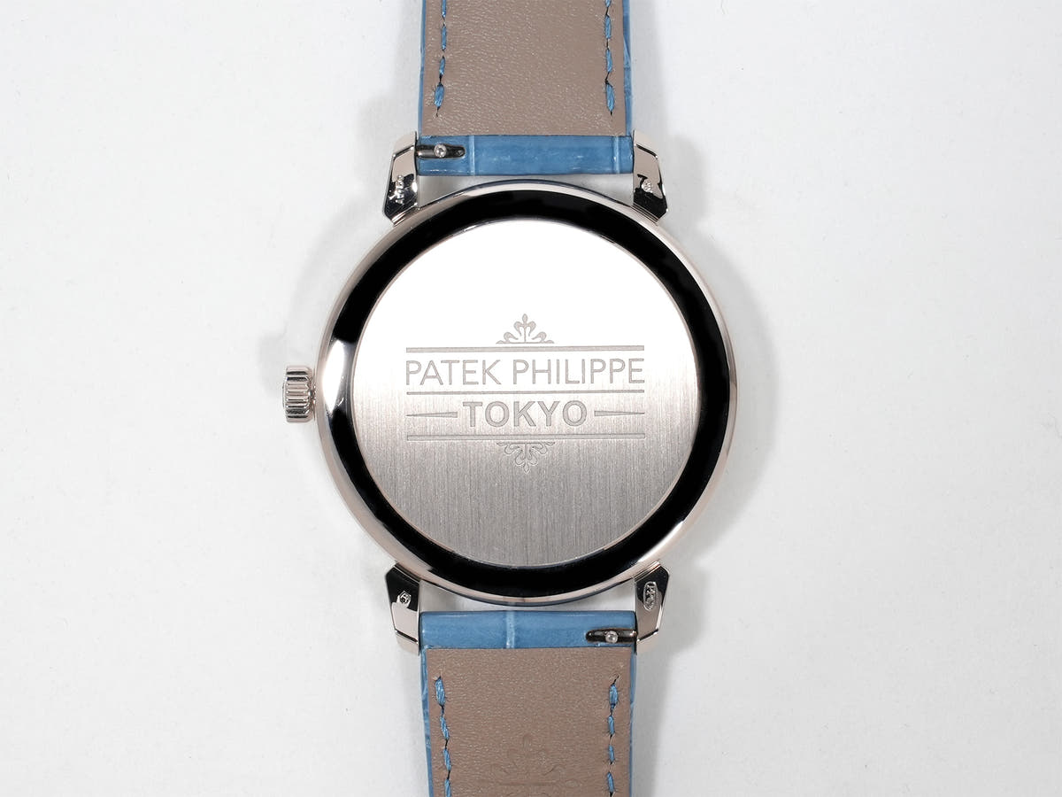 Patek Philippe Calatrava Grand Exhibition Tokyo 2023 Ref.6127G-010 18KWG Rack Light Blue Dial Very Good Condition 2ganeowi