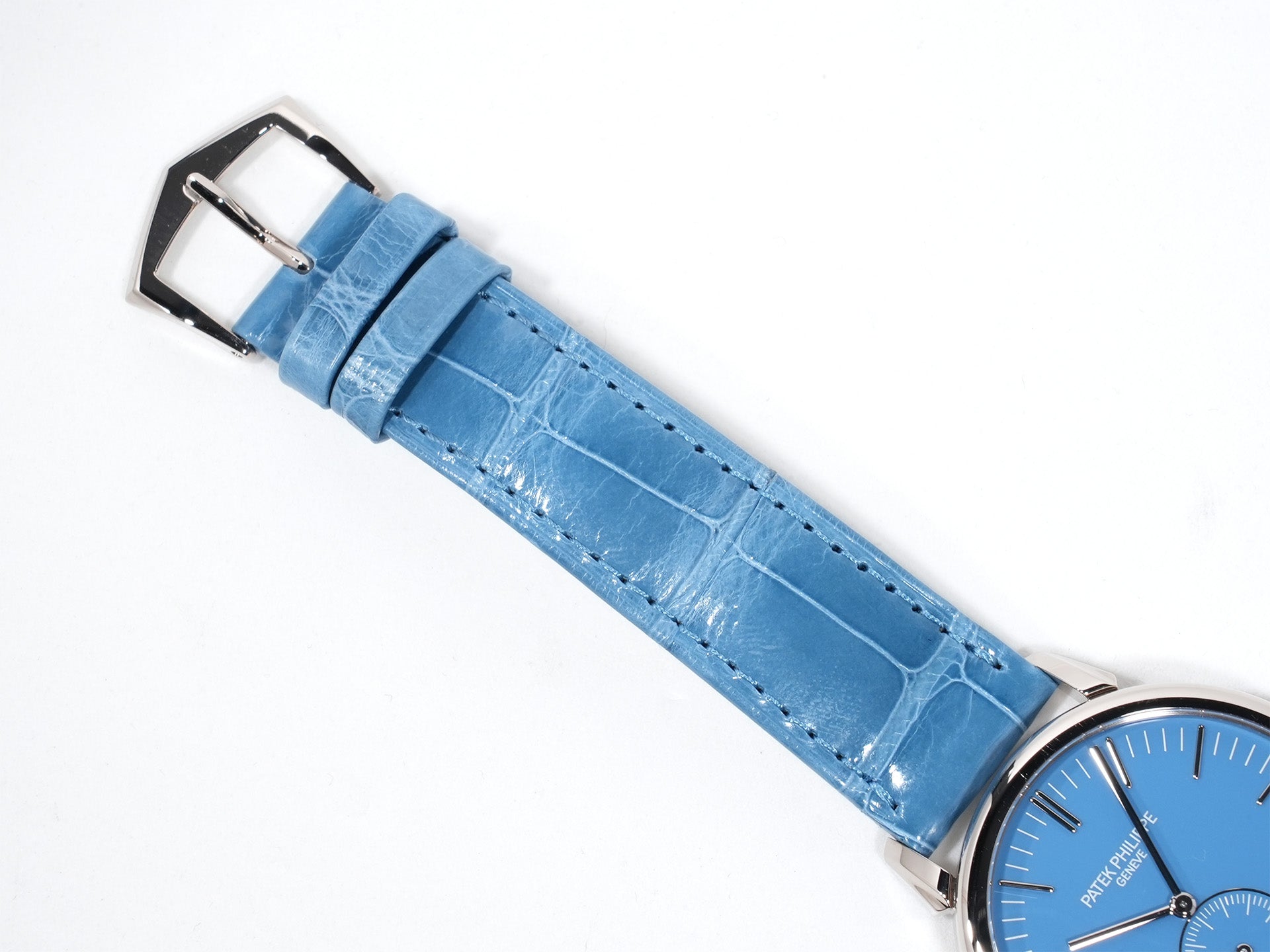 Patek Philippe Calatrava Grand Exhibition Tokyo 2023 Ref.6127G-010 18KWG Rack Light Blue Dial Very Good Condition 2ganeowi