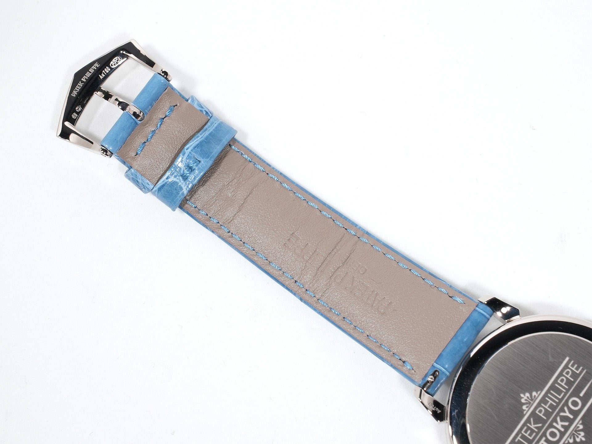 Patek Philippe Calatrava Grand Exhibition Tokyo 2023 Ref.6127G-010 18KWG Rack Light Blue Dial Very Good Condition 2ganeowi