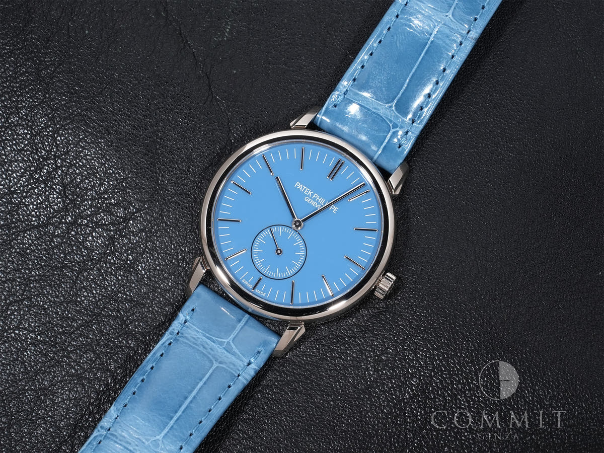 Patek Philippe Calatrava Grand Exhibition Tokyo 2023 Ref.6127G-010 18KWG Rack Light Blue Dial Very Good Condition 2ganeowi