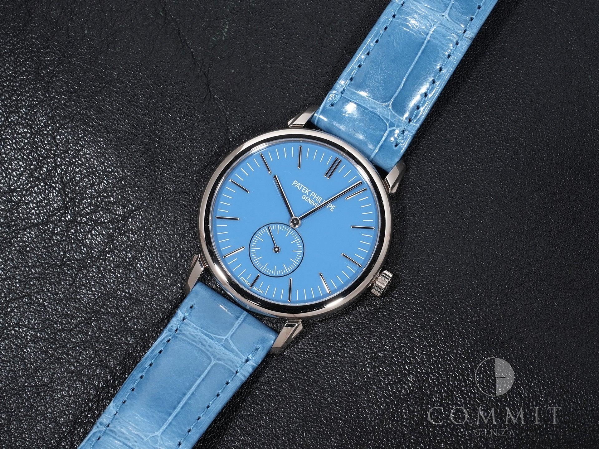 Patek Philippe Calatrava Grand Exhibition Tokyo 2023 Ref.6127G-010 18KWG Rack Light Blue Dial Very Good Condition 2ganeowi