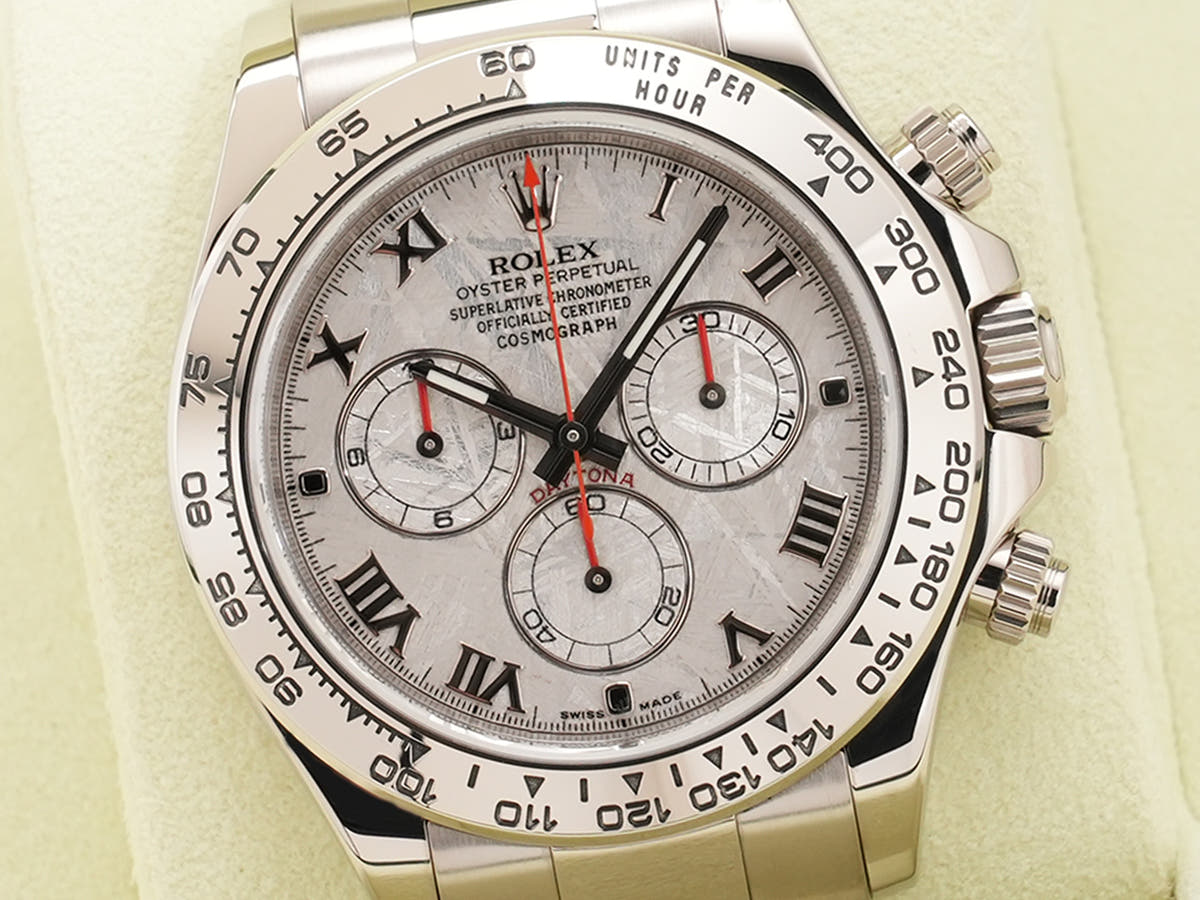 ロレックス デイトナ Ref.116509 18KWG メテオライト文字盤 美品 7zf8ycf3
