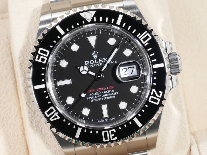ロレックス シードゥエラー Ref.126600 ステンレススチール ブラック文字盤
