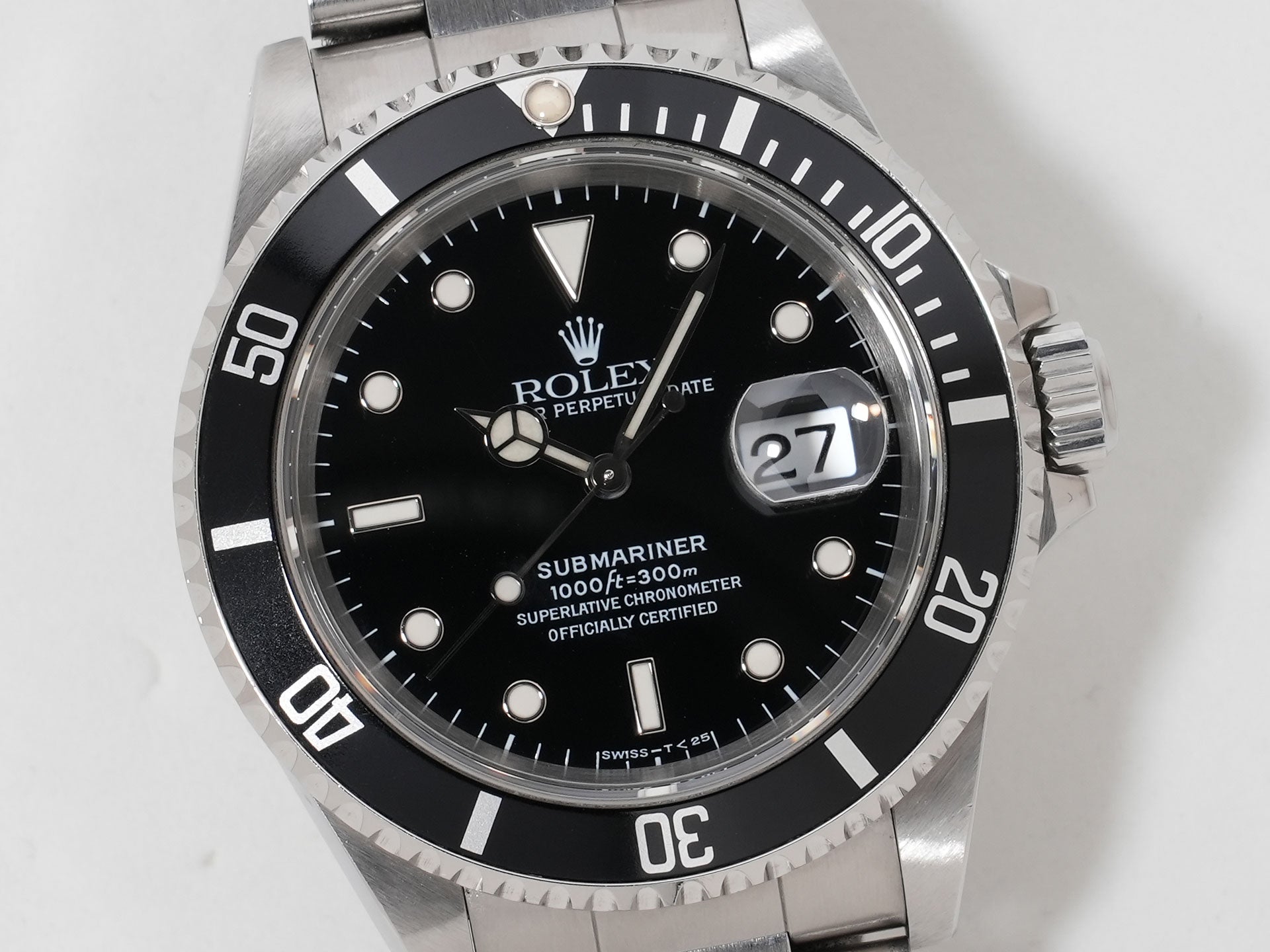 ロレックス サブマリーナー デイト Ref.16610 SS ブラック文字盤 中古 dncgb3vc