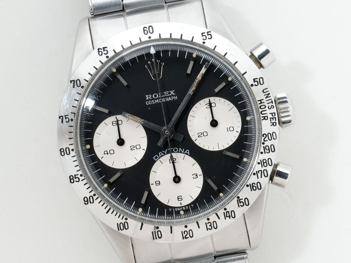 ロレックス デイトナ Ref.6239 SS ブラック文字盤 中古 FRA199R5