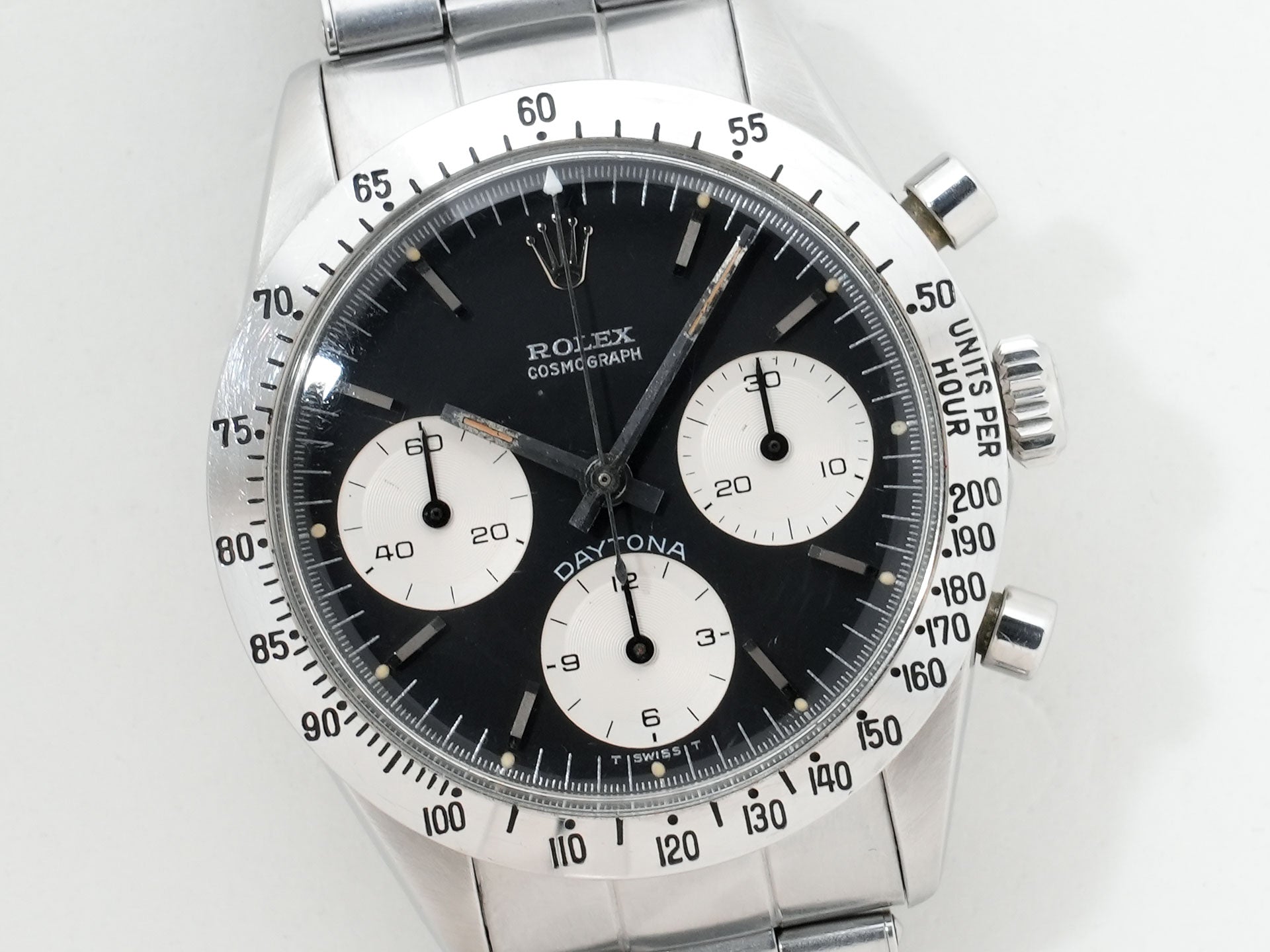ロレックス デイトナ Ref.6239 SS ブラック文字盤 中古 FRA199R5