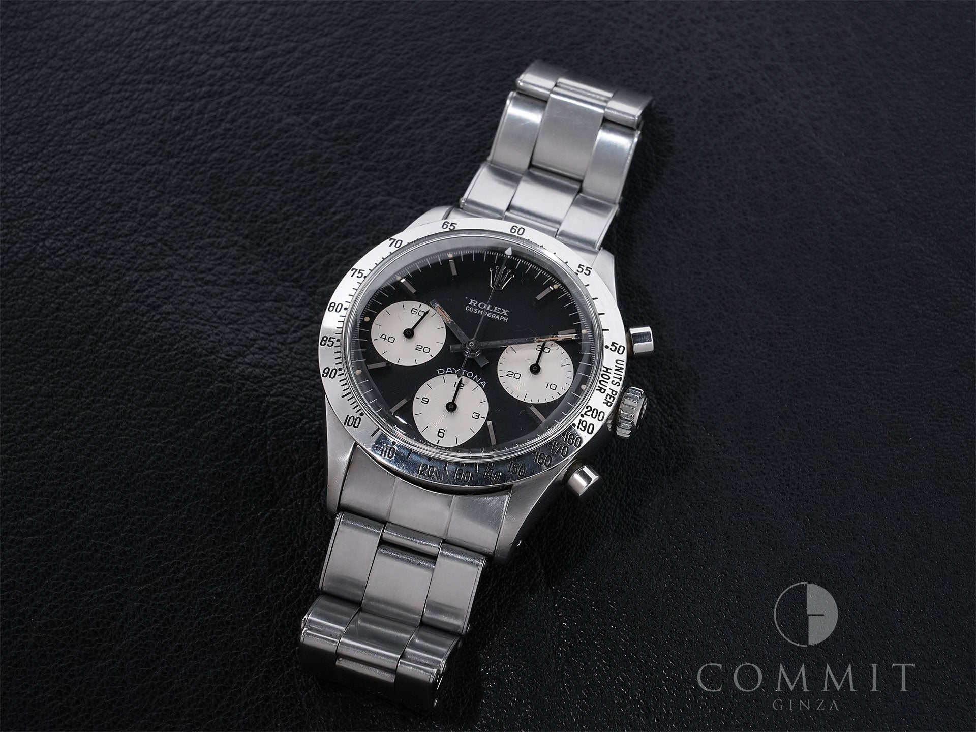 ロレックス デイトナ Ref.6239 SS ブラック文字盤 中古 FRA199R5