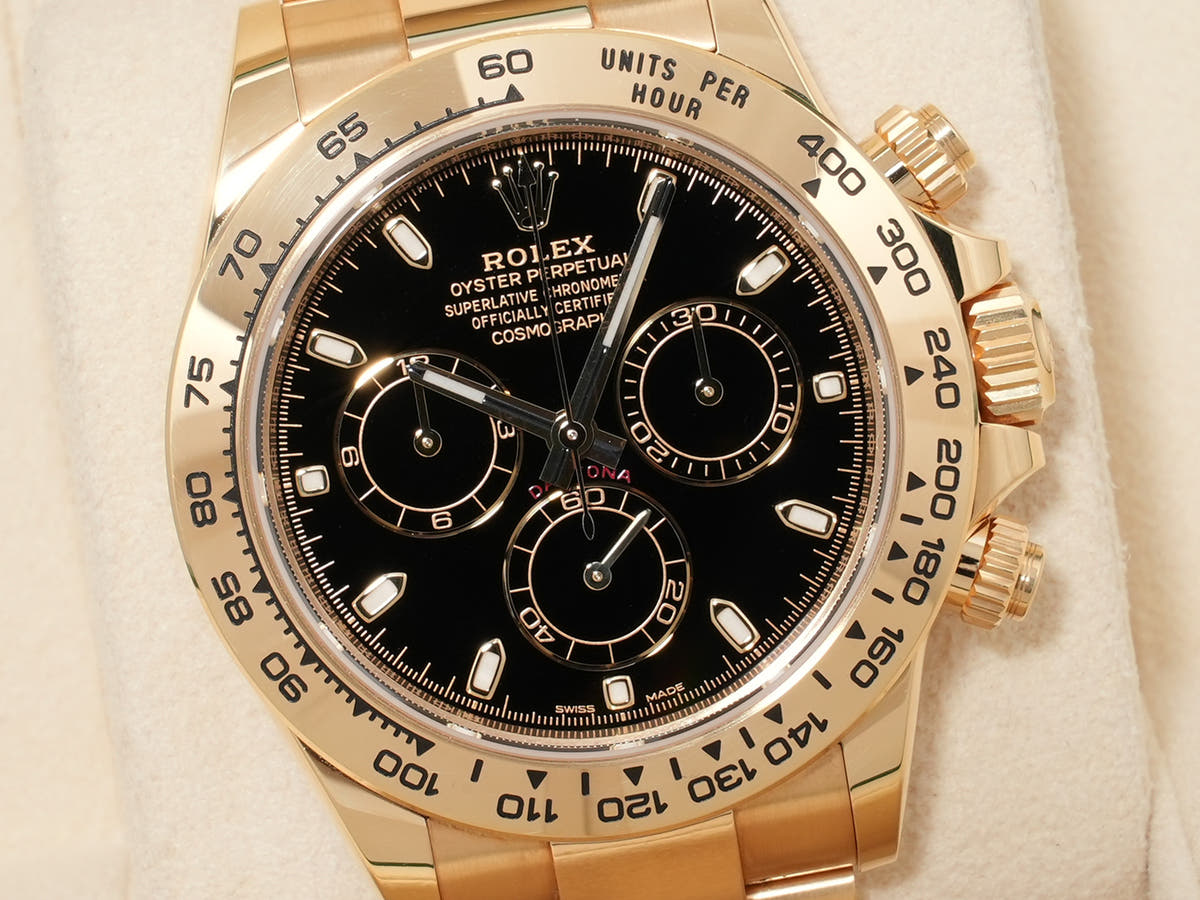 ロレックス デイトナ Ref.116508 18KYG ブラック文字盤 中古 er6i7s8o