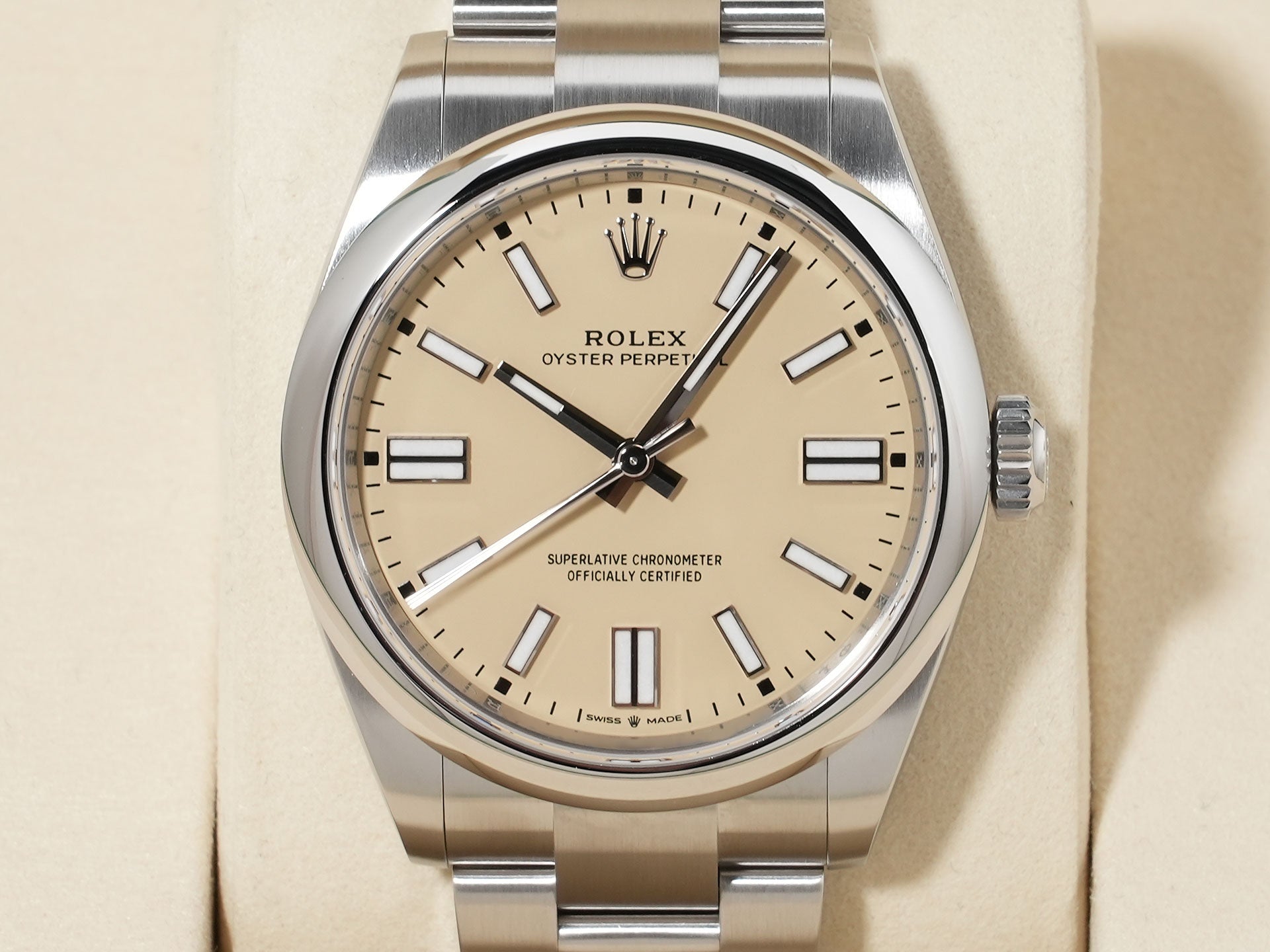 Rolex Oyster Perpetual 41 134300 Beige z2iey9ci Unused